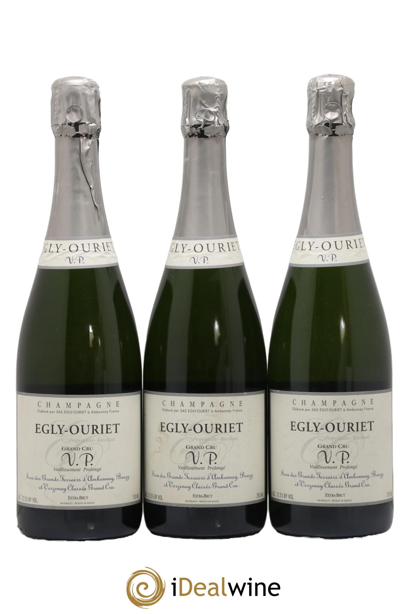 Extra-Brut VP Egly-Ouriet - Lot de 3 bouteilles - 0