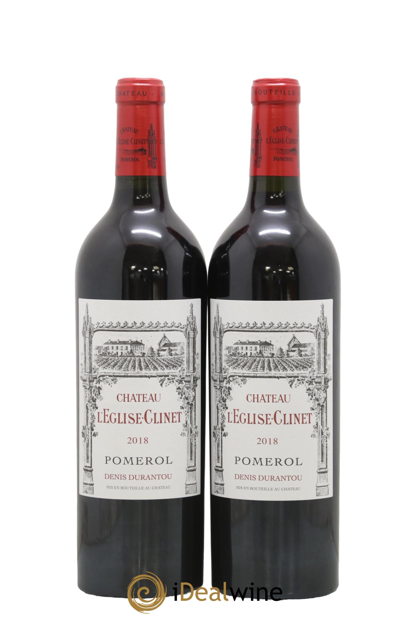 Château l' Église Clinet 2018 - Lot de 2 bouteilles - 0