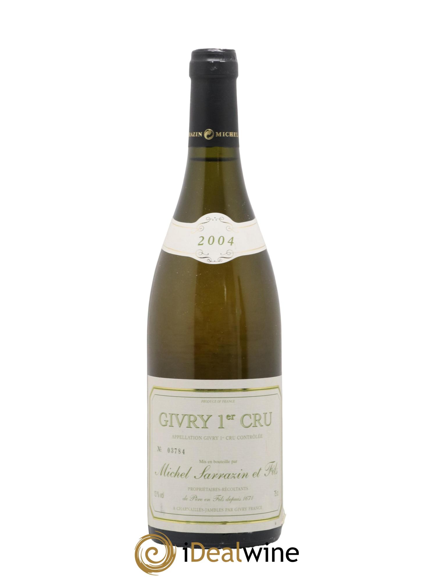 Givry 1er Cru Domaine Michel Sarrazin 2004 - Lot de 1 bouteille - 0