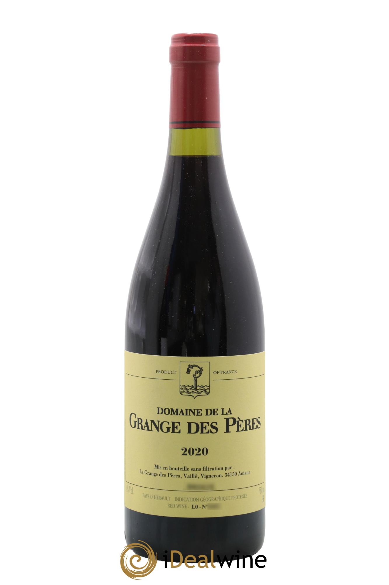 Pays d'Hérault Grange des Pères Laurent Vaillé 2020 - Lot de 1 bouteille - 0
