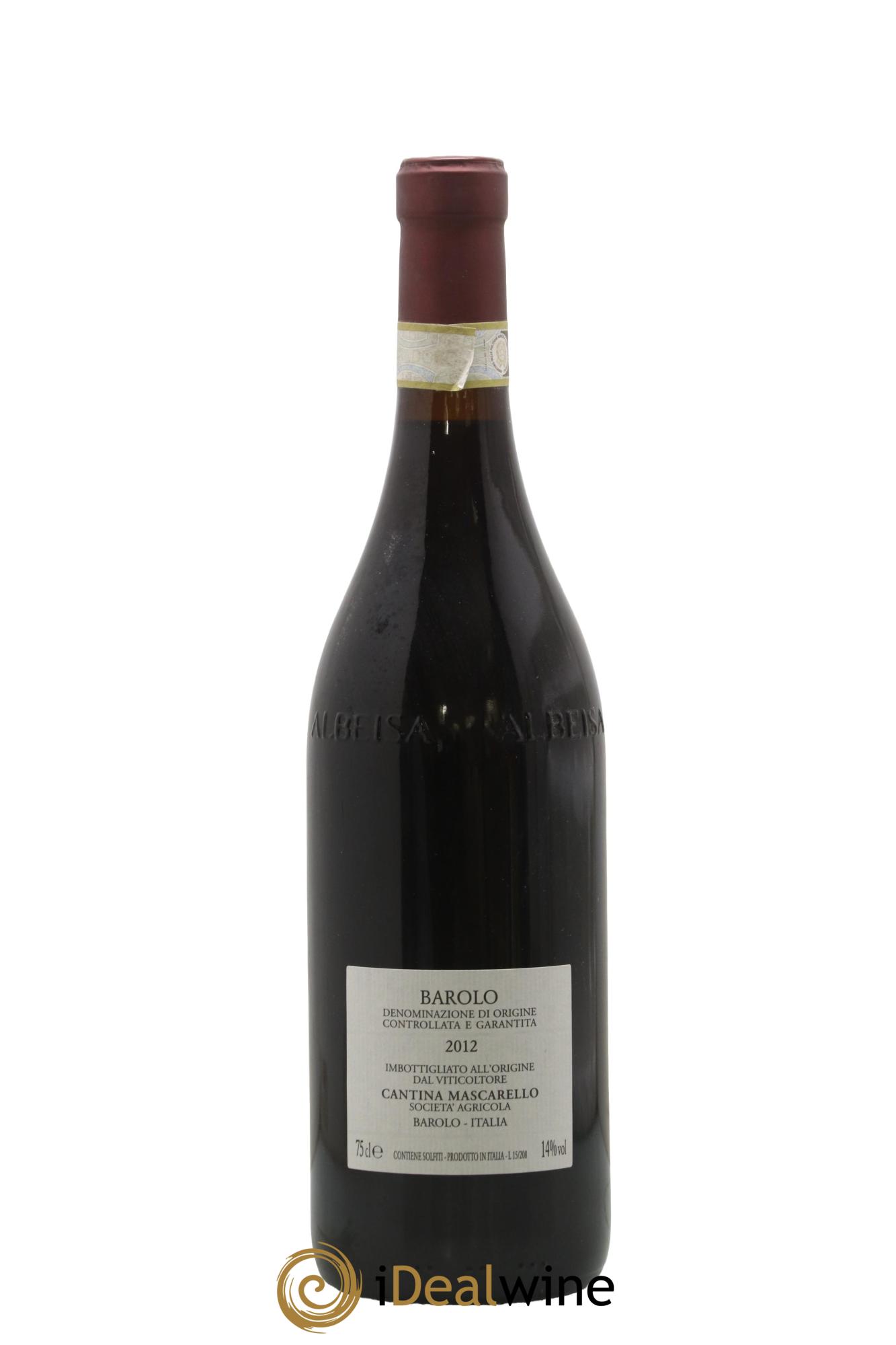 Barolo DOCG Artist Label Bartolo Mascarello 2012 - Lot de 1 bouteille - 1