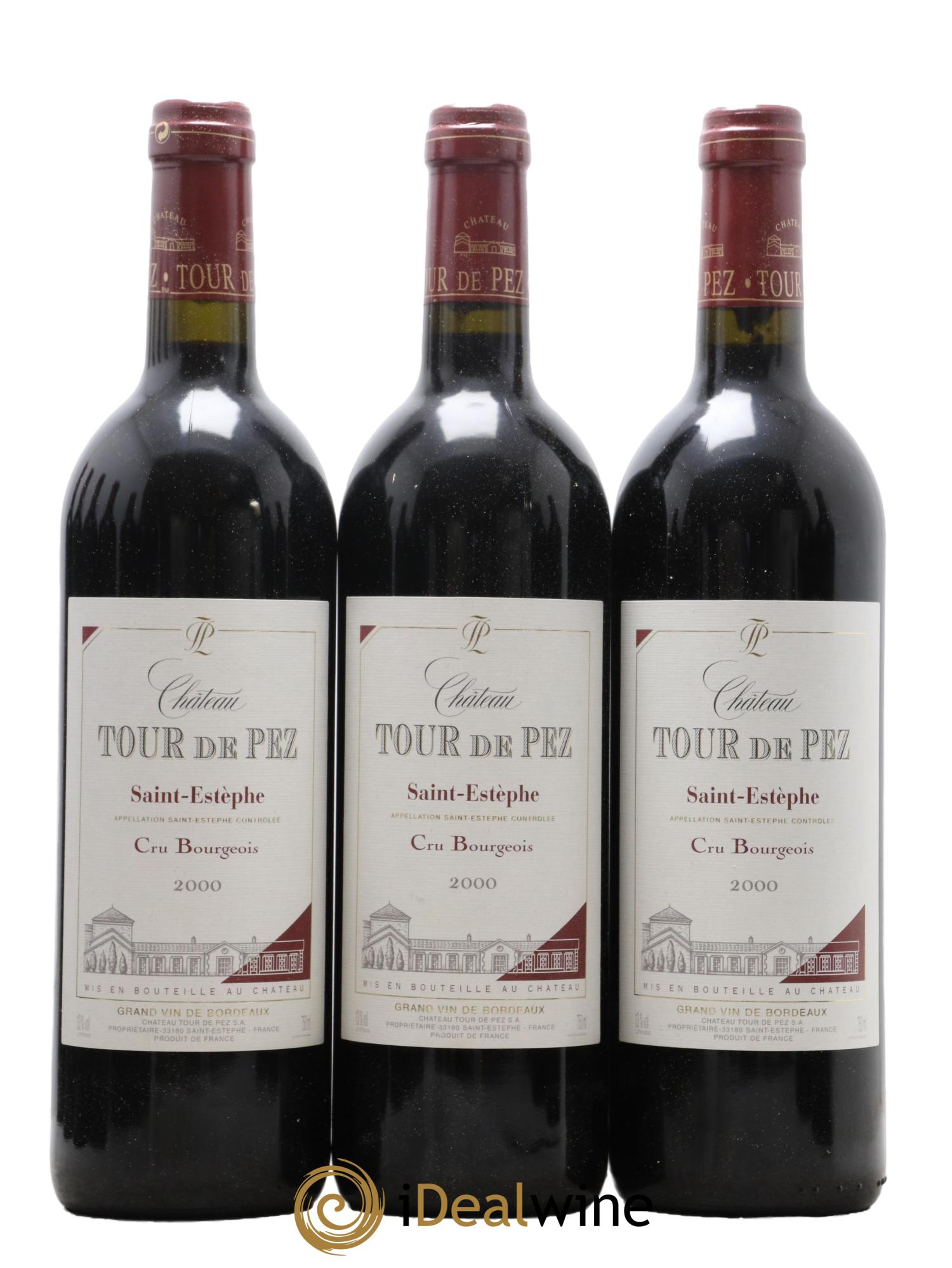 Château Tour de Pez Cru Bourgeois 2000 - Lot de 12 bouteilles - 1