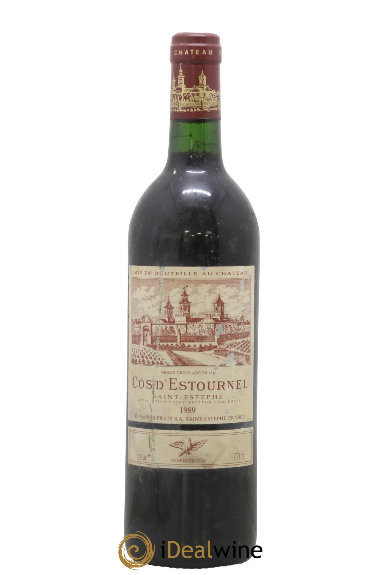 Cos d'Estournel 2ème Grand Cru Classé 1989 - Posten von 1 Flasche - 0