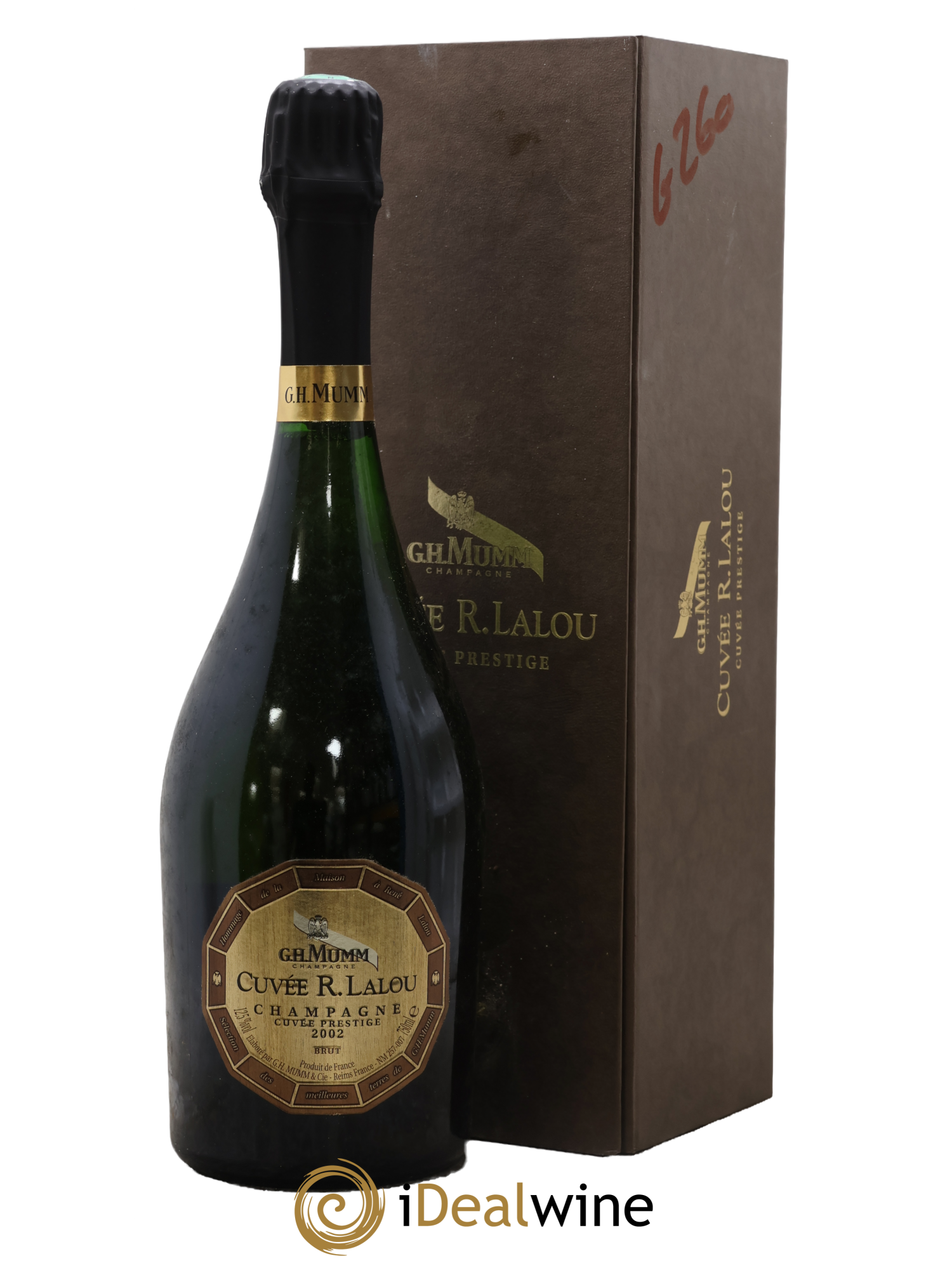 Champagne Cuvée Prestige René Lalou Mumm 2002 - Lot of 1 bottle - 0