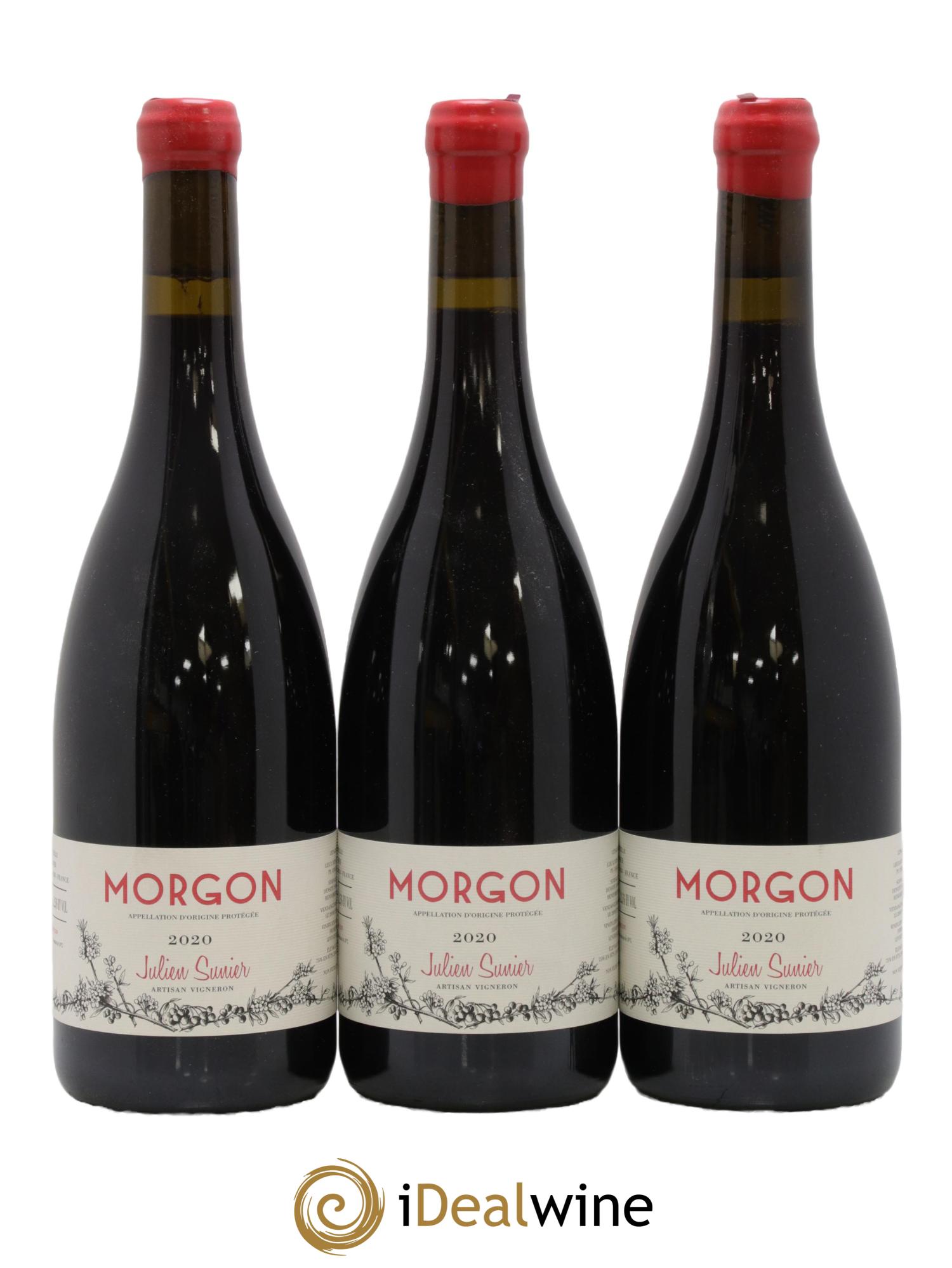 Morgon Domaine Julien Sunier 2020 - Lot de 3 bouteilles - 0