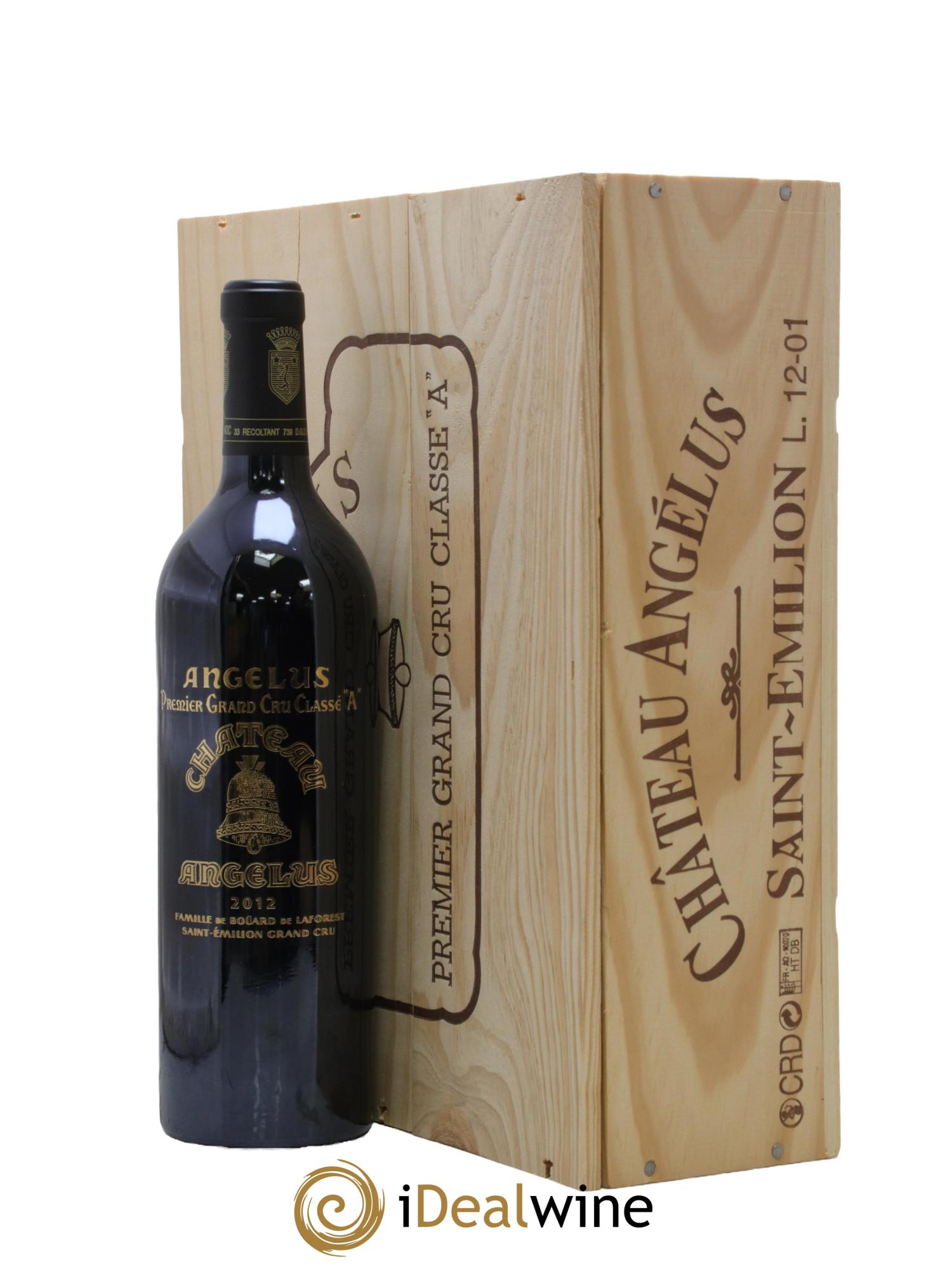 Château Angélus 1er Grand Cru Classé A 2012 - Lot of 3 bottles - 3