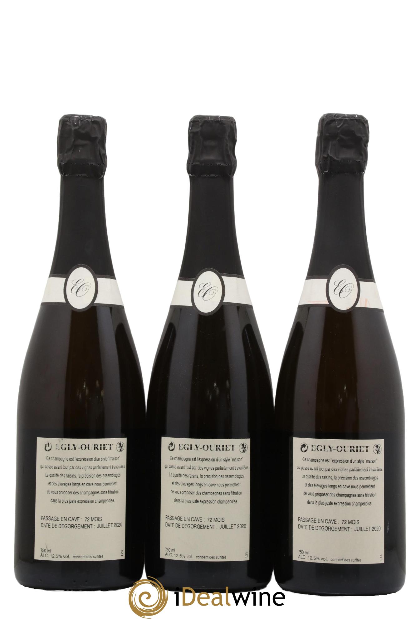Blanc de Noirs Les Crayères Vieilles vignes Egly-Ouriet - Lot de 3 bouteilles - 1