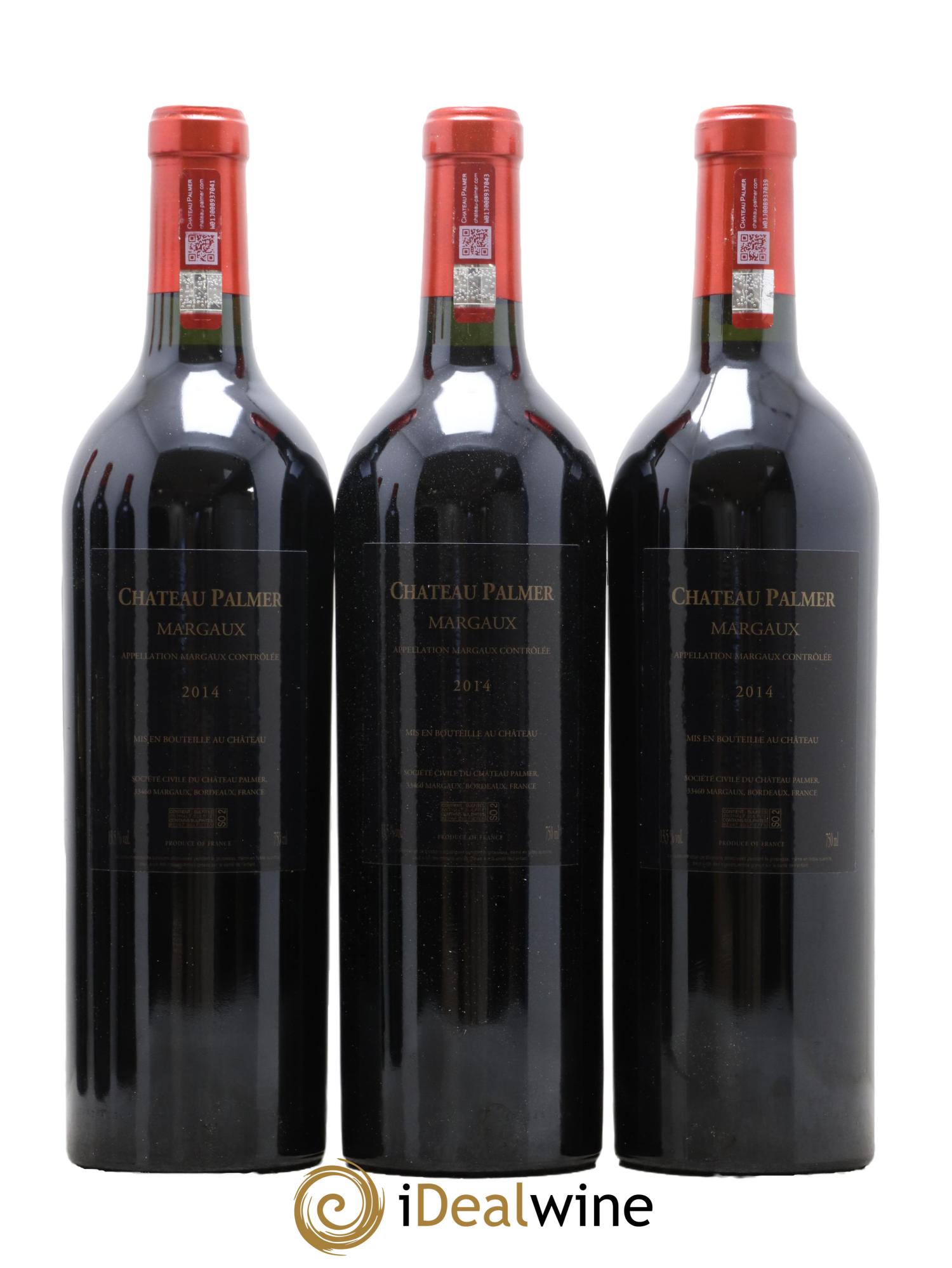 Château Palmer 3ème Grand Cru Classé 2014 - Posten von 6 Flaschen - 3