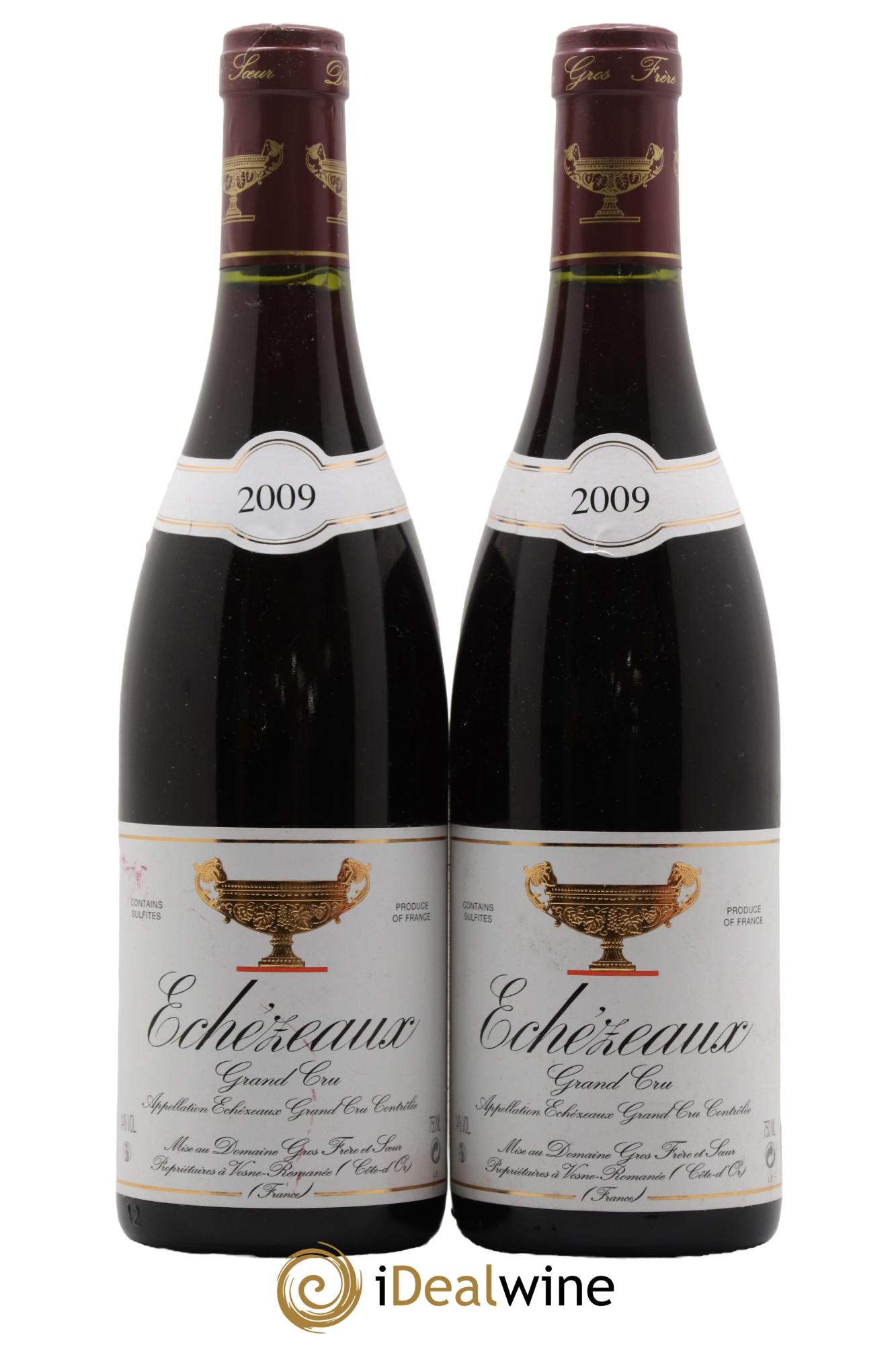 Echezeaux Grand Cru Gros Frère & Soeur 2009 - Lot de 2 bouteilles - 0