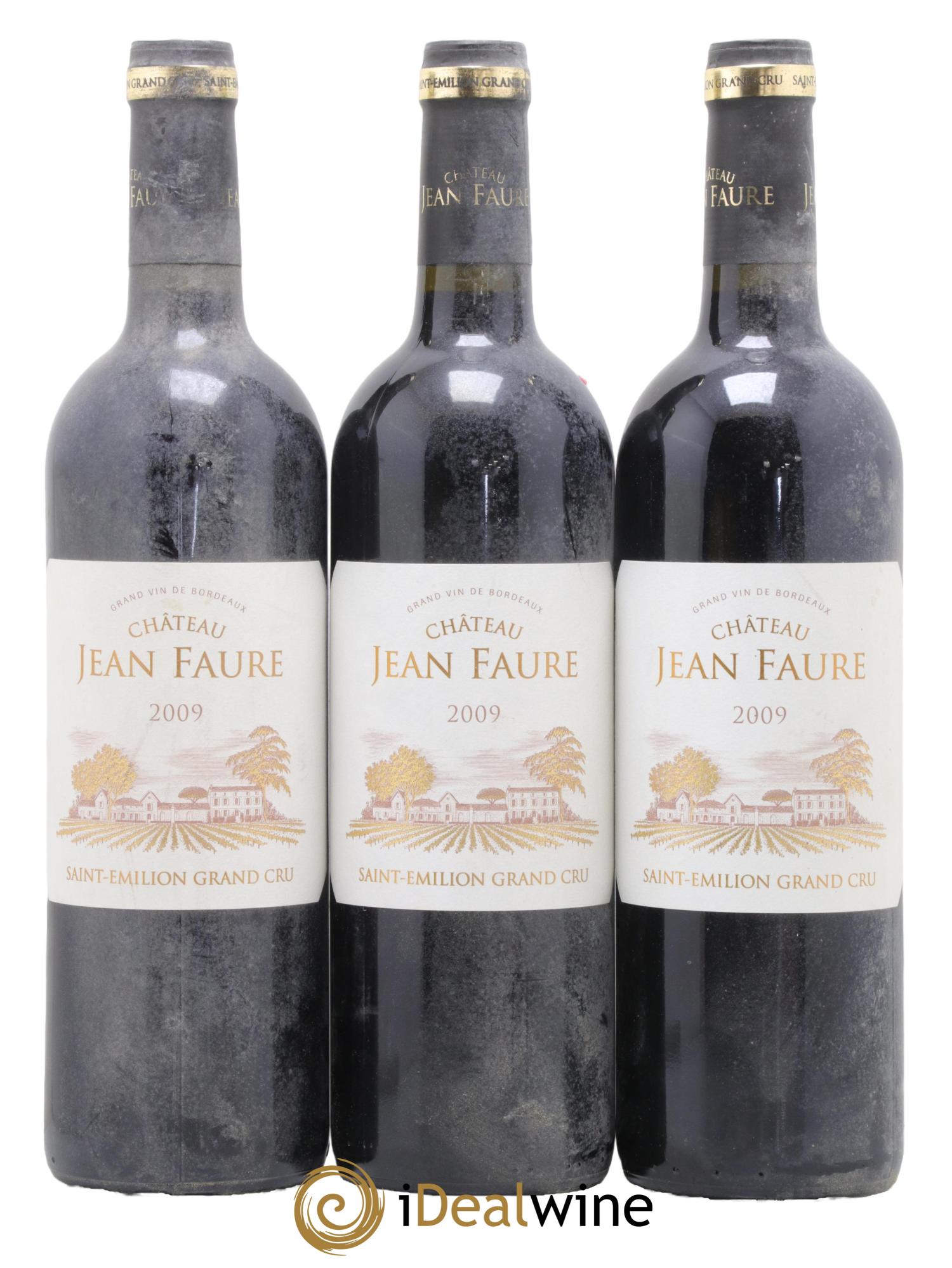 Château Jean Faure Grand Cru Classé 2009 - Lot de 3 bouteilles - 0