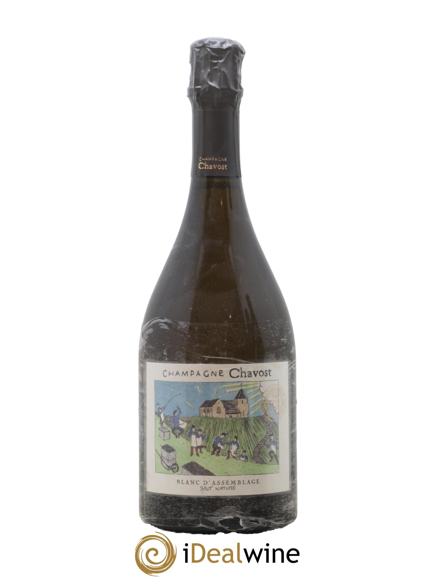 Champagne Brut Nature Blanc d'Assemblage Chavost - Lot de 1 bouteille - 0