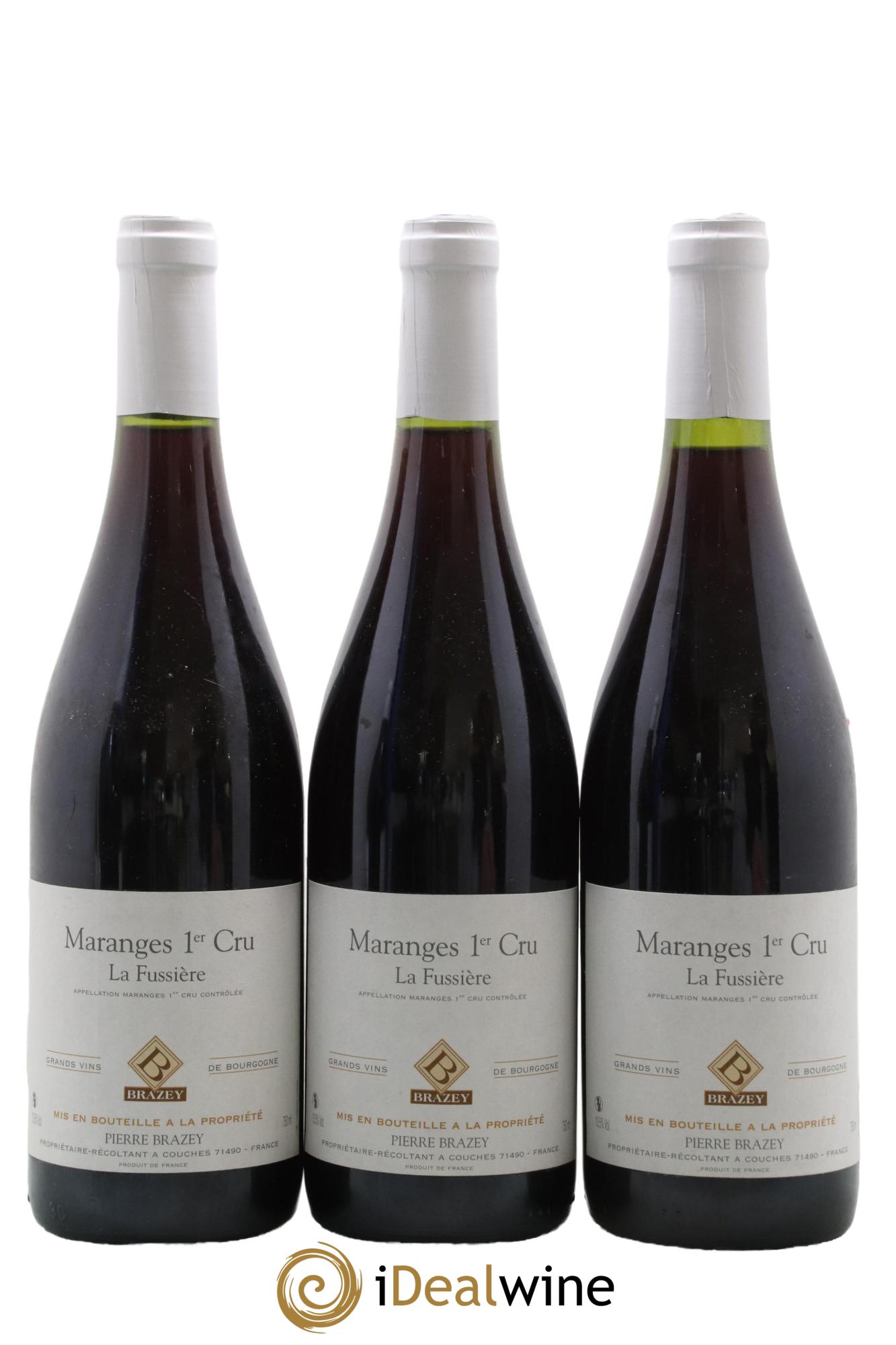 Maranges 1er Cru La Fussière Belle Surprise Domaine Pierre Brazey 2008 - Lot de 3 bouteilles - 0