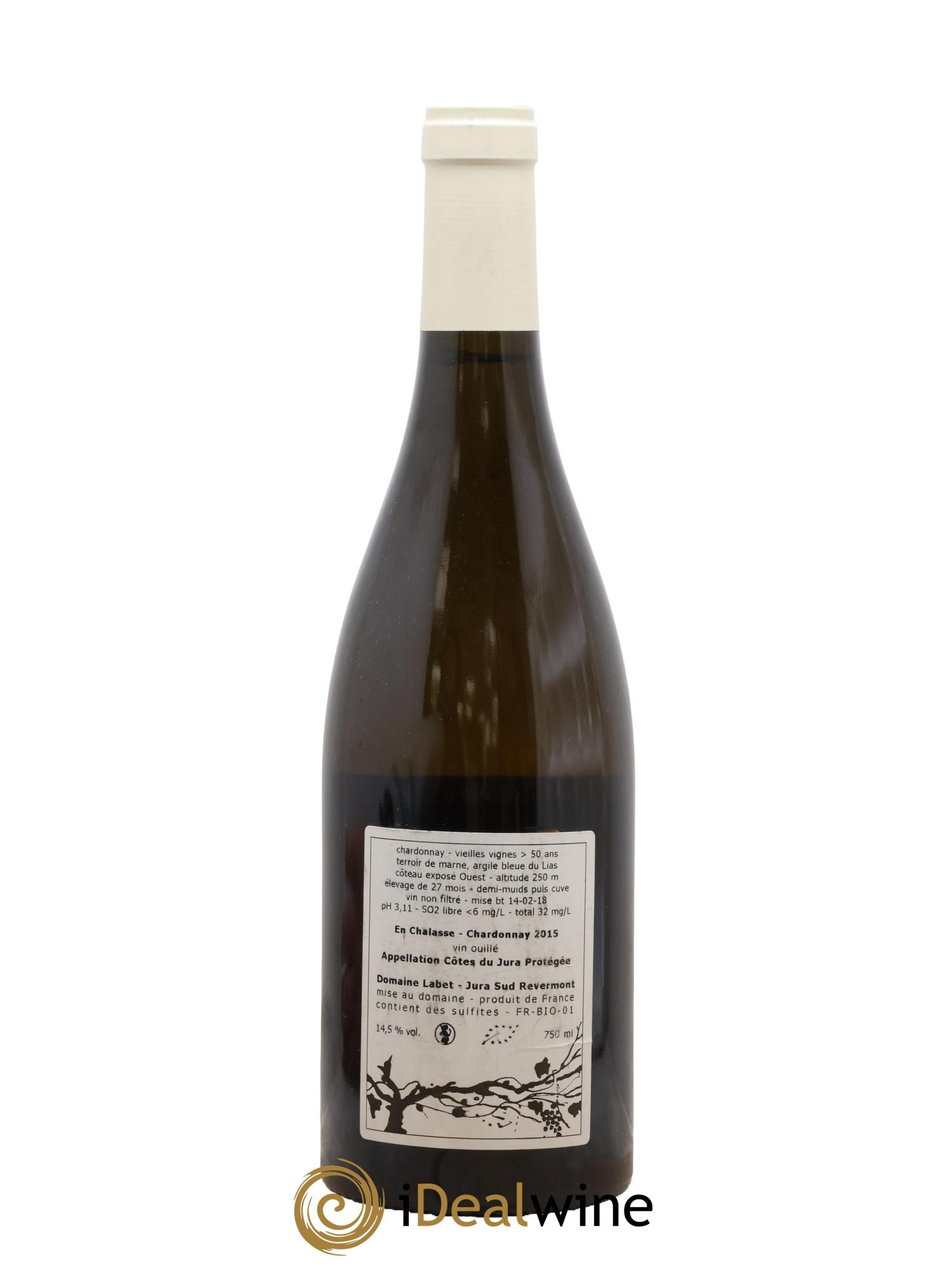 Côtes du Jura Chardonnay En Chalasse Romain - Julien  - Charline Labet 2015 - Posten von 1 Flasche - 1