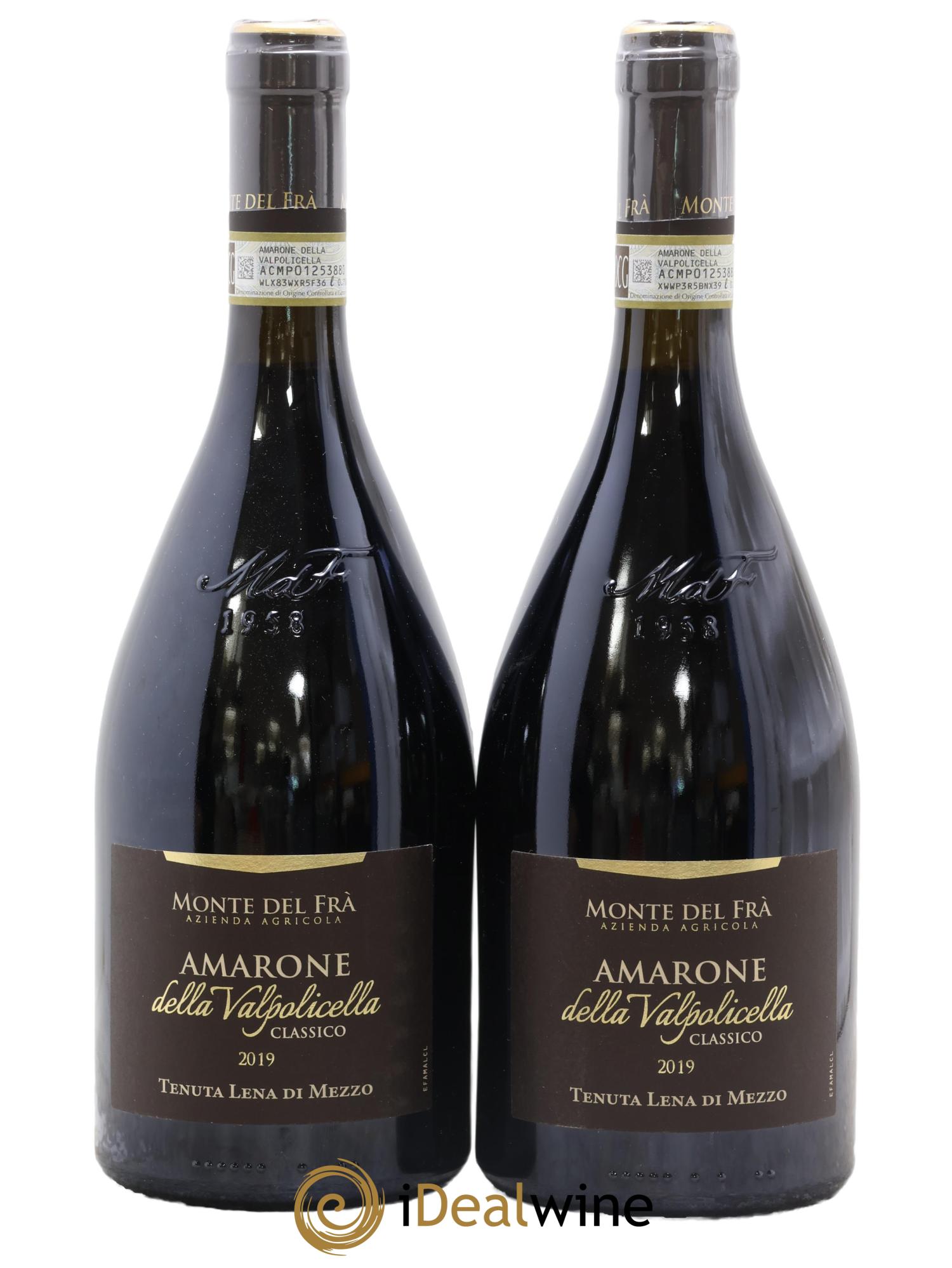 Amarone della Valpolicella Classico DOCG Monte Del Fra 2019 - Lot de 2 bouteilles - 0