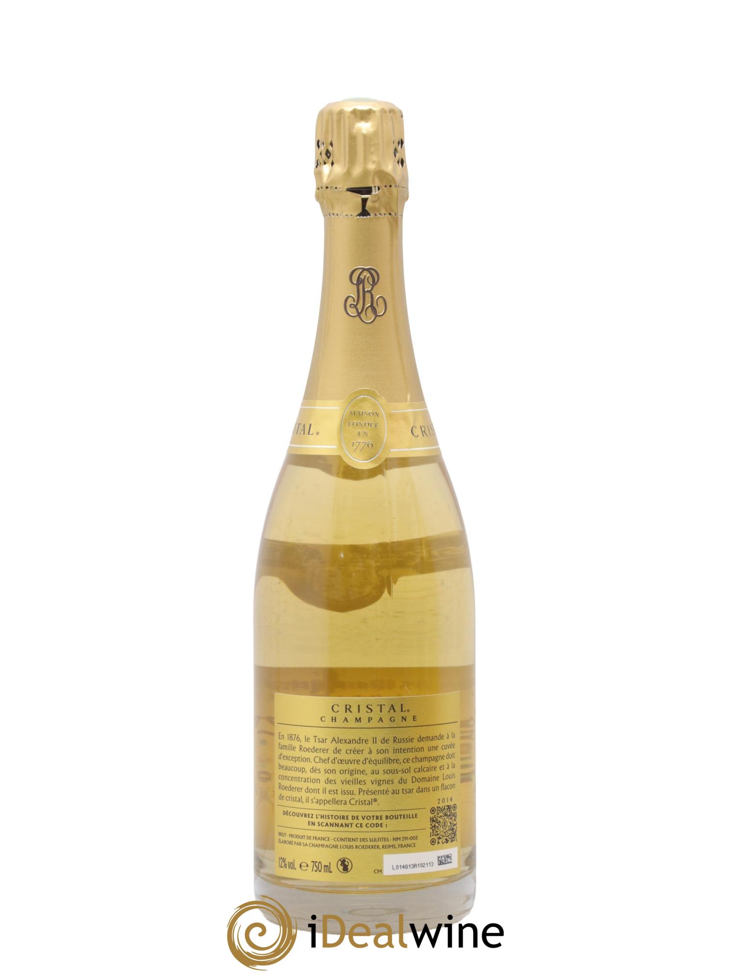 Cristal Louis Roederer 2014 - Lot de 1 bouteille - 1