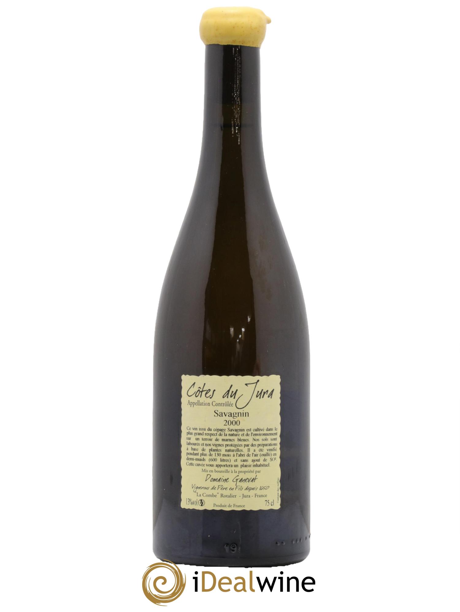 Côtes du Jura Les Vignes de mon Père Jean-François Ganevat (Domaine) 2000 - Lotto di 1 bottiglia - 1