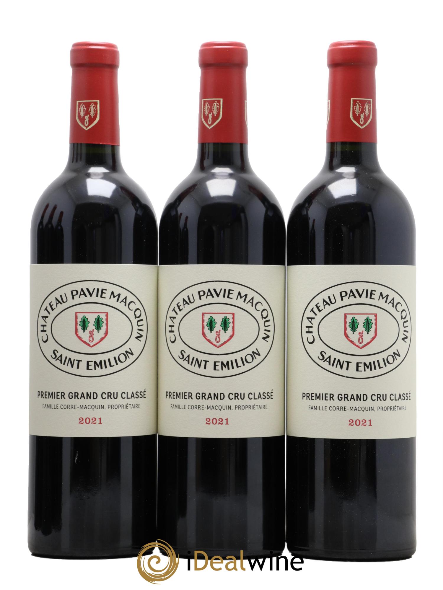 Château Pavie Macquin 1er Grand Cru Classé B 2021 - Lot de 6 bouteilles - 1