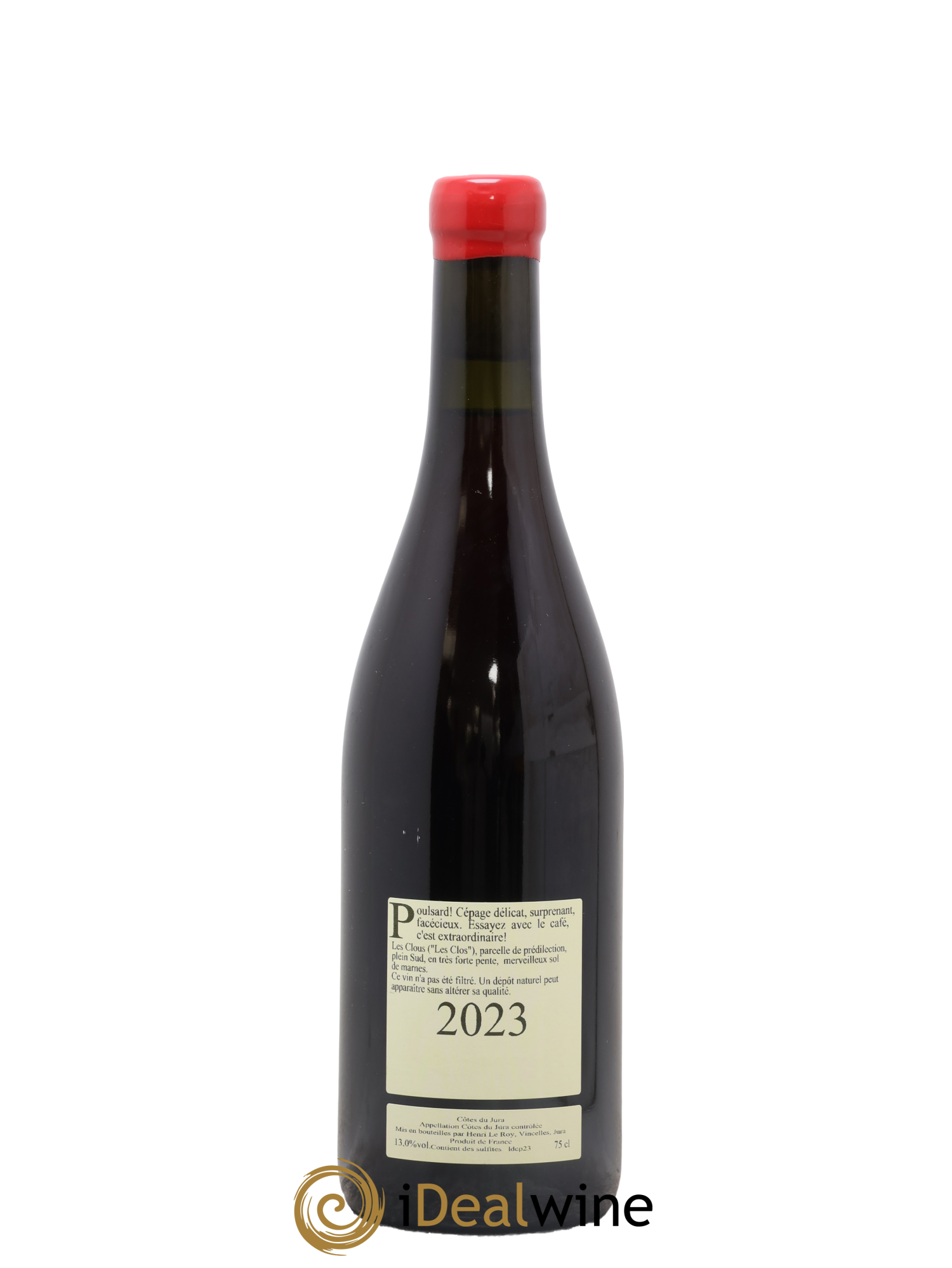 Côtes du Jura Poulsard Les Clous Domaine L'Aigle À Deux Têtes 2023 - Lot de 1 bouteille - 1