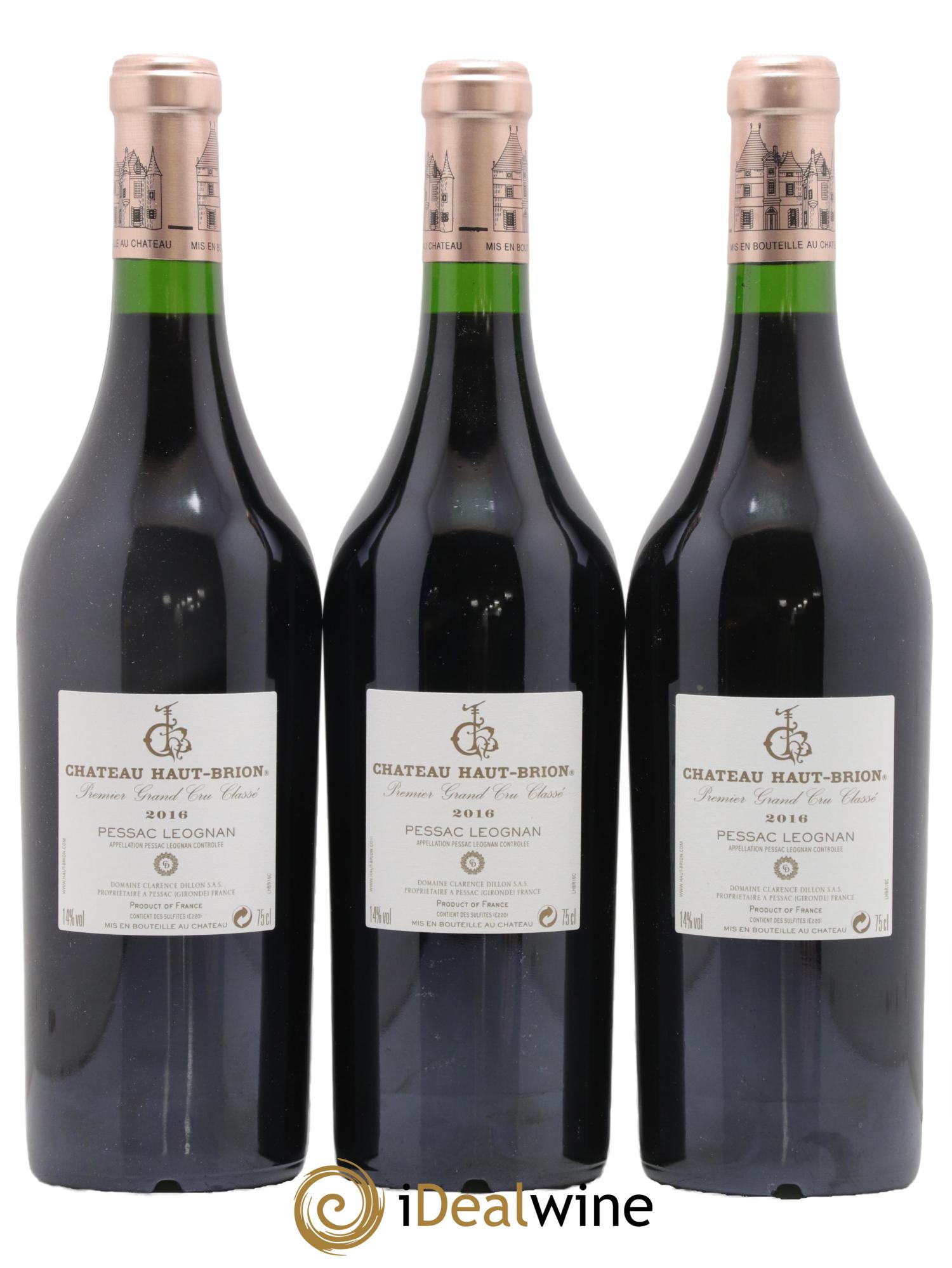 Château Haut Brion 1er Grand Cru Classé 2016 - Lotto di 6 bottiglie - 2