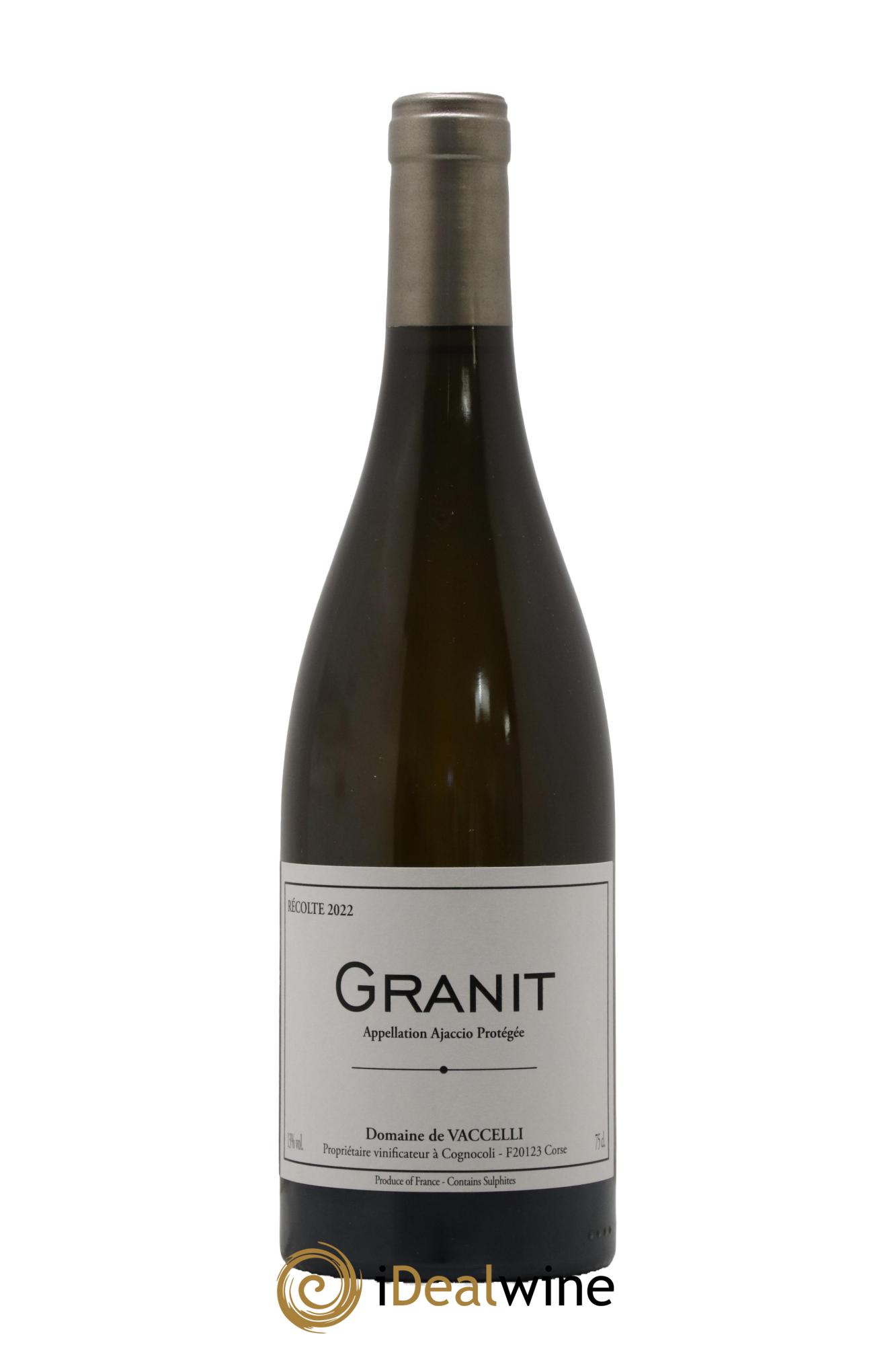 Ajaccio Granit Vaccelli 2022 - Lot of 1 bottle - 0