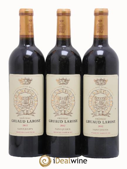 Château Gruaud Larose 2ème Grand Cru Classé 2012 - Lot of 3 bottles - 0