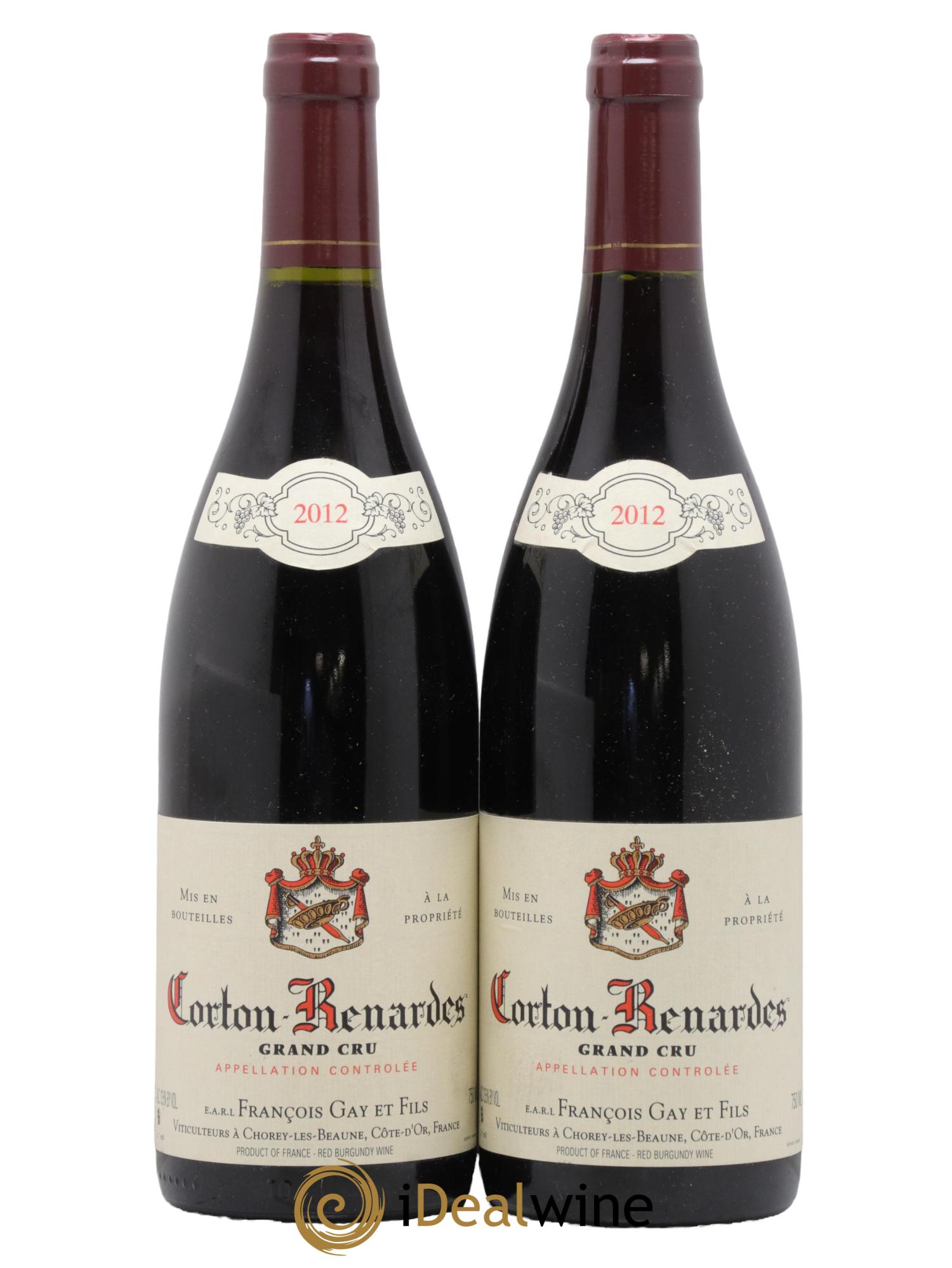 Corton Grand Cru Renardes François Gay et Fils 2012 - Lot de 2 bouteilles - 0