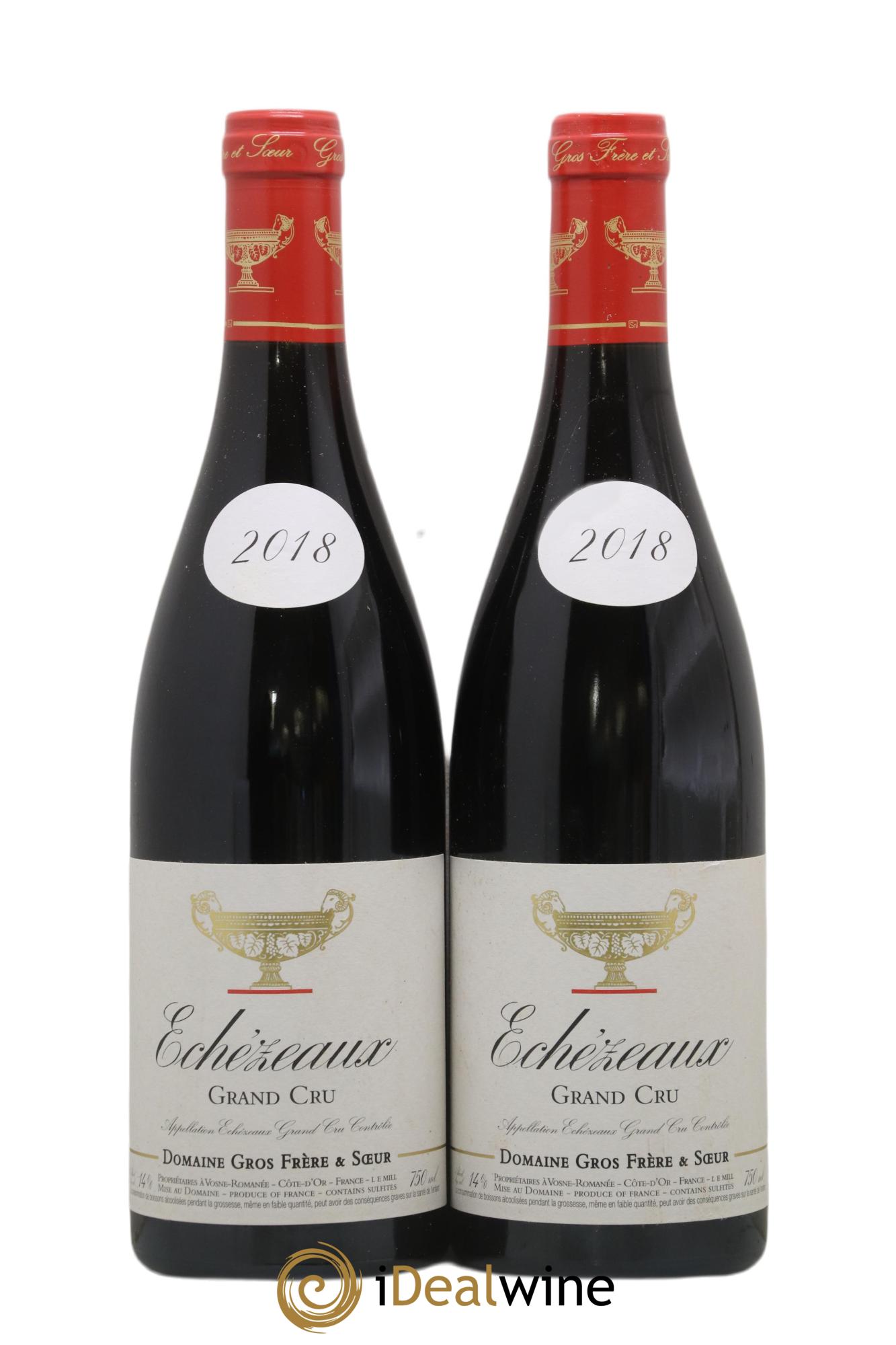 Echezeaux Grand Cru Gros Frère & Soeur 2018 - Posten von 2 Flaschen - 0