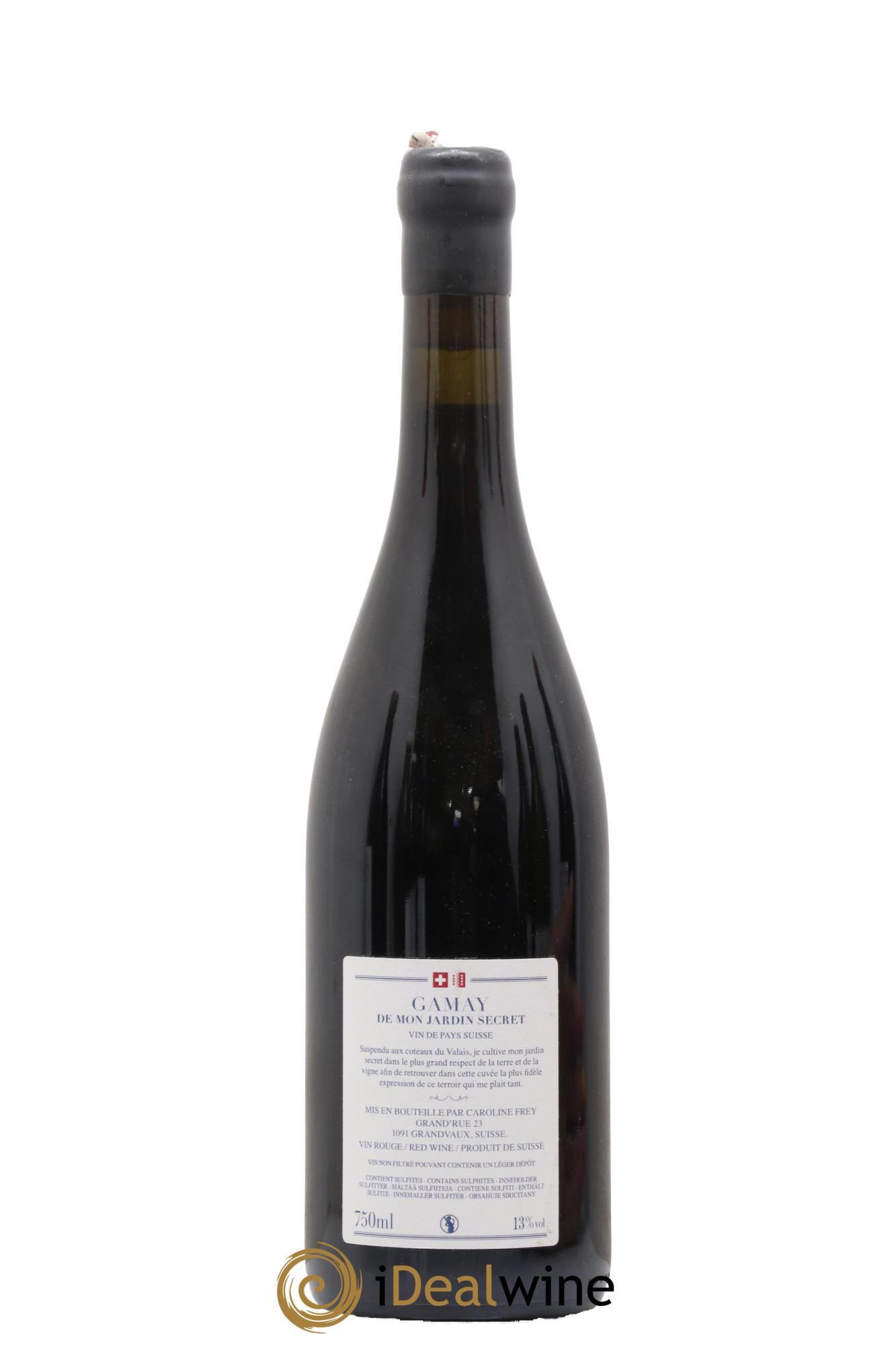 Valais Gamay De Mon Jardin Secret Caroline Frey 2021 - Lot de 1 bouteille - 1