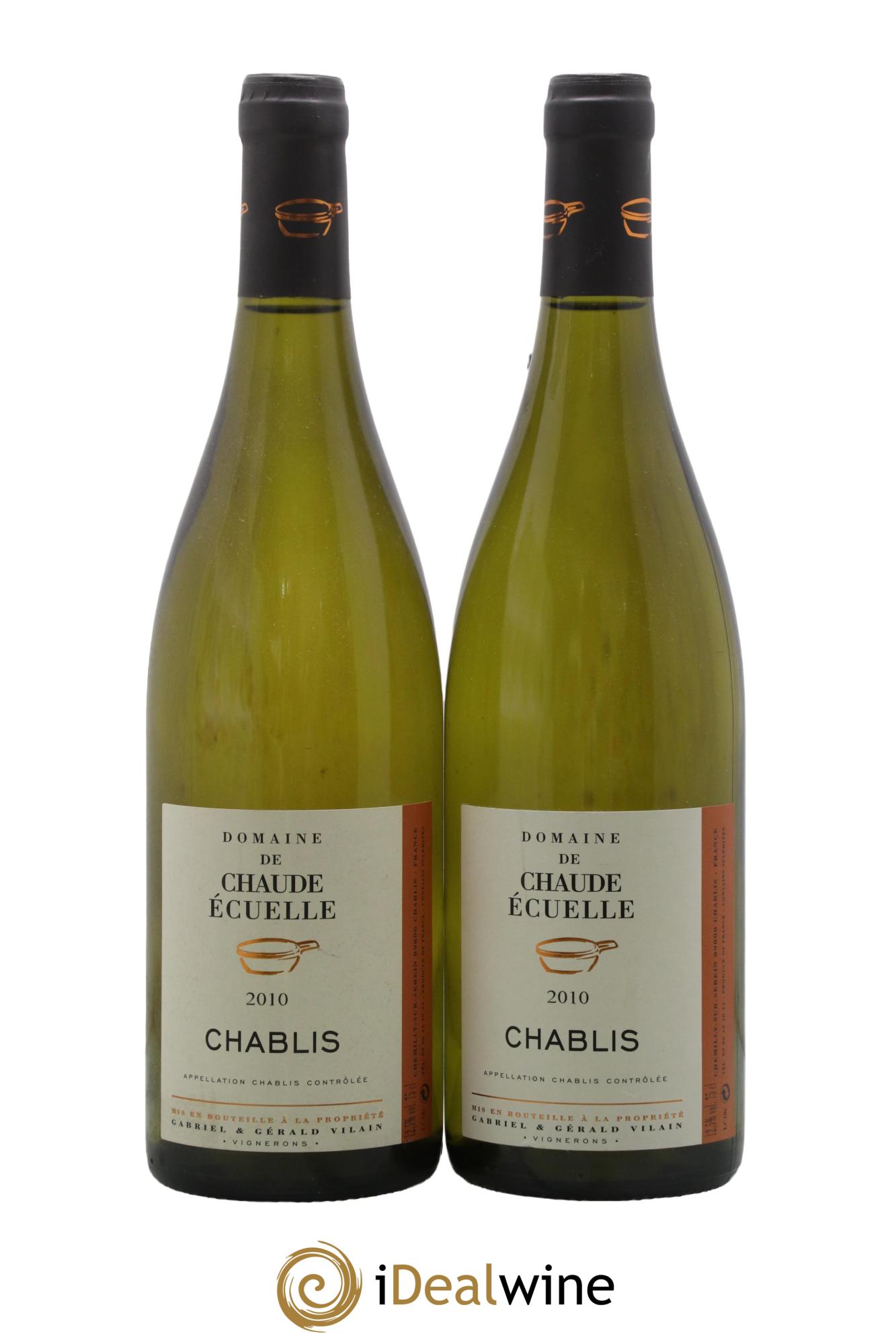 Chablis Domaine de Chaude Écuelle 2010 - Lot de 2 bouteilles - 0