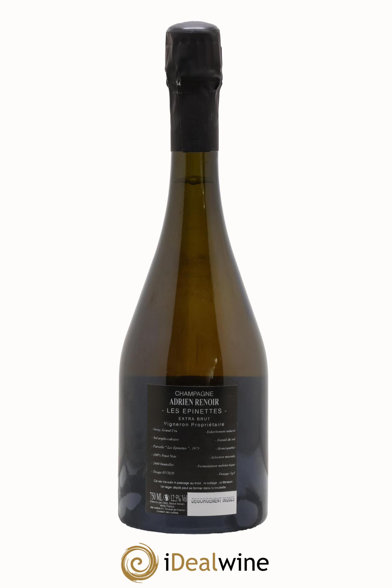 Les Epinettes Adrien Renoir 2019 - Posten von 1 Flasche - 1