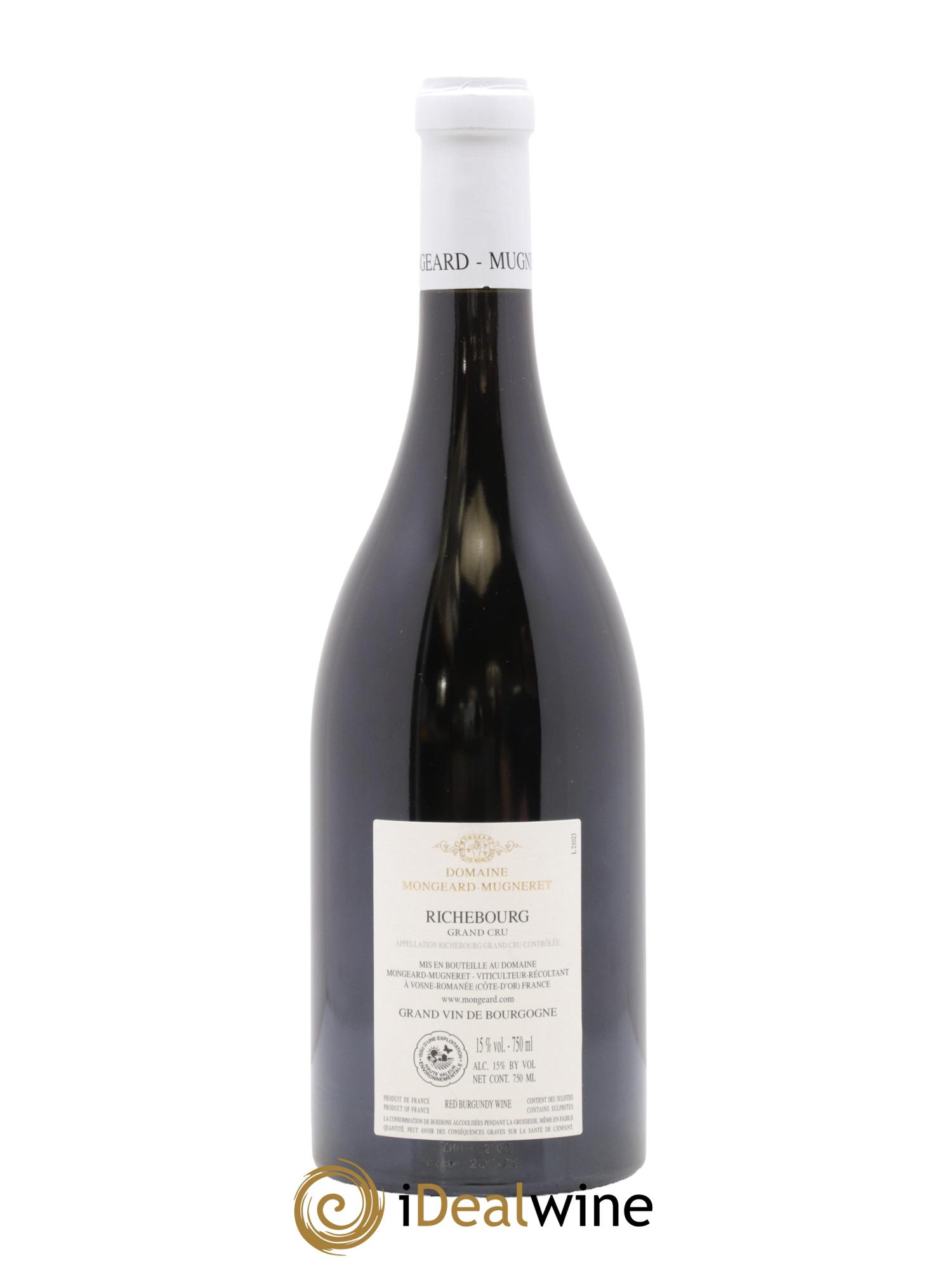Richebourg Grand Cru Mongeard-Mugneret (Domaine) 2023 - Lot of 1 bottle - 1