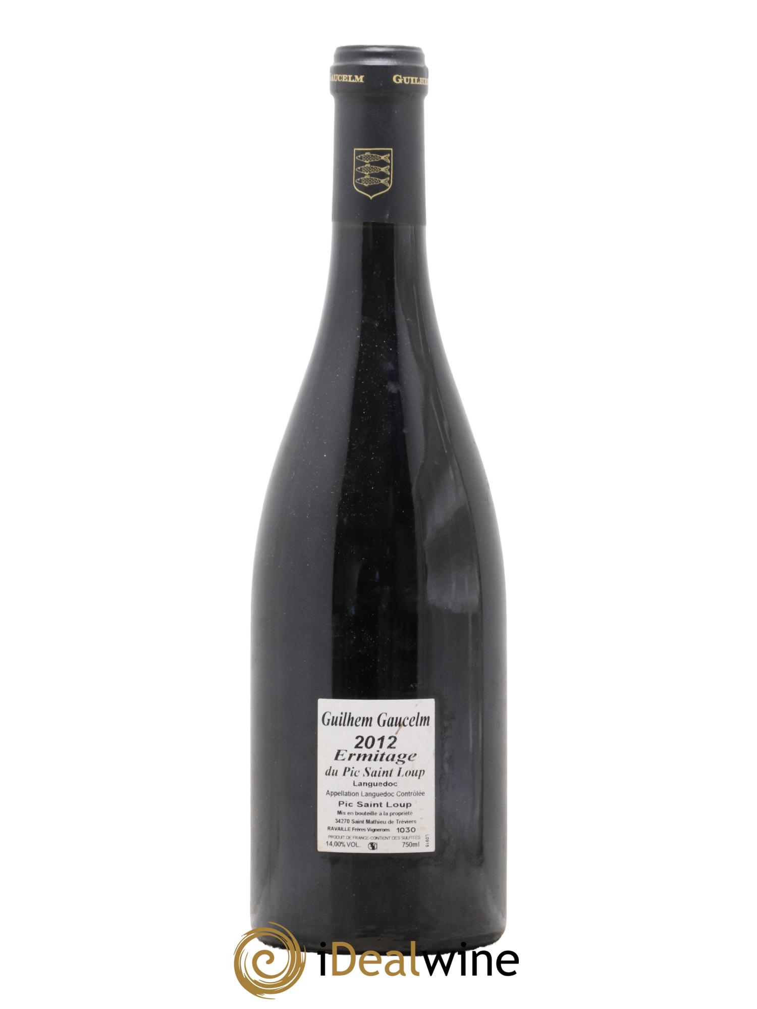 Pic Saint-Loup Héritage du Pic Saint-Loup (anciennement Ermitage) Guilhem Gaucelm  2012 - Lot de 1 bouteille - 1