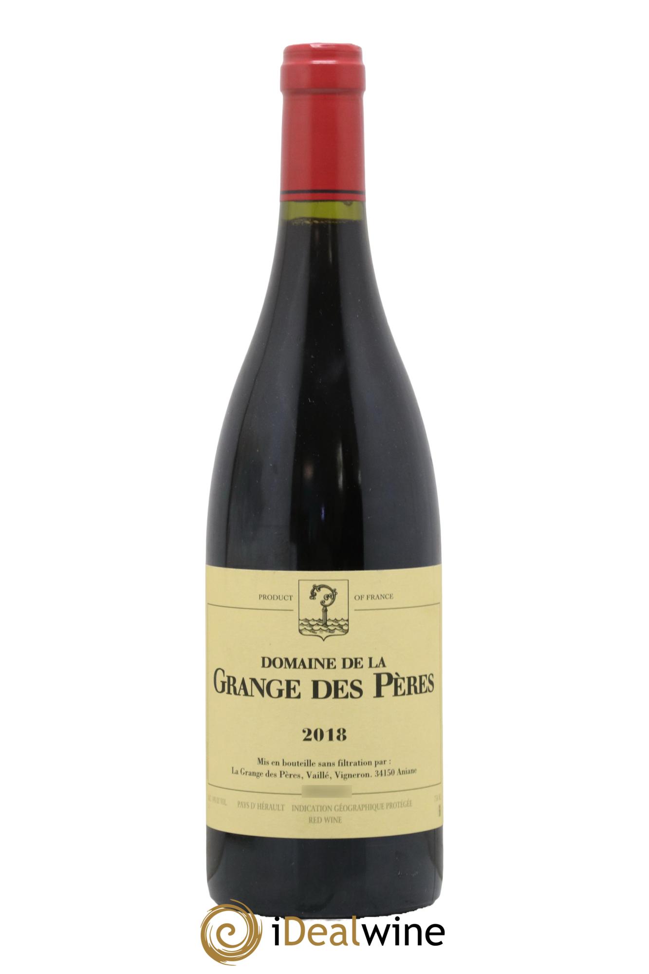 IGP Pays d'Hérault Grange des Pères Laurent Vaillé 2018 - Lot of 1 bottle - 0