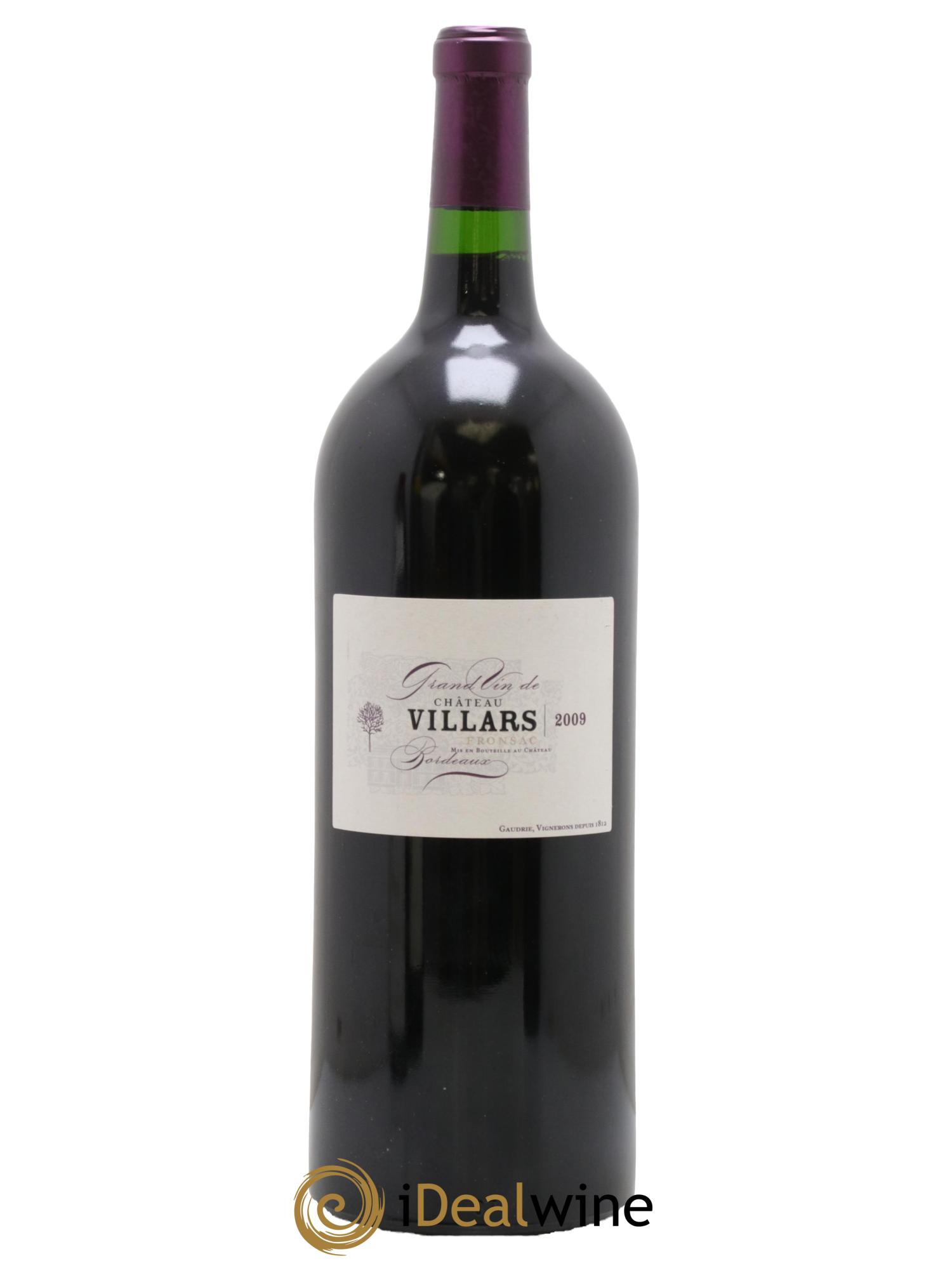 Fronsac Château Villars 2009 - Posten von 1 Magnum - 0