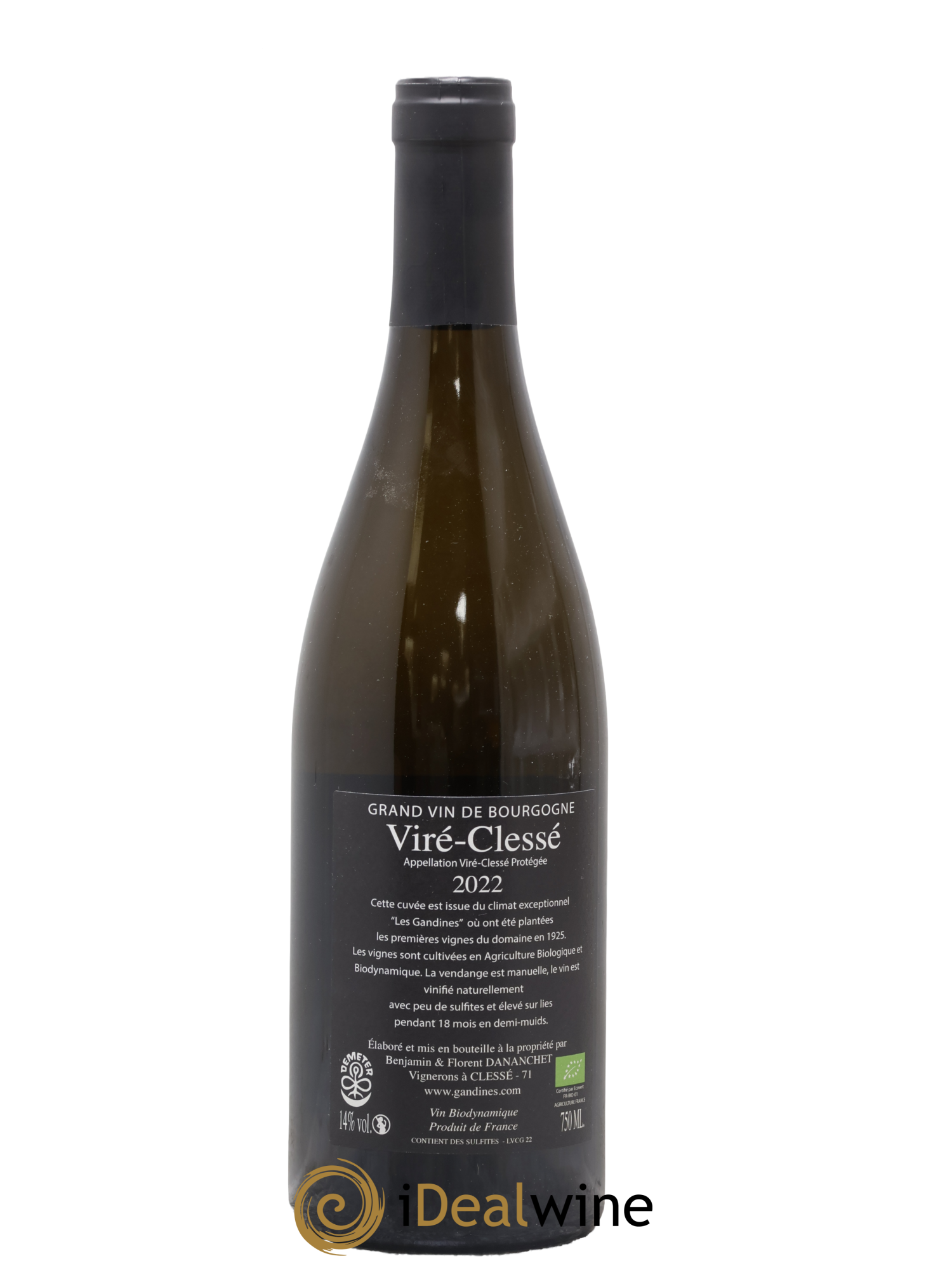 Viré-Clessé Les Gandines Domaine des Gandines 2022 - Lot de 1 bouteille - 1