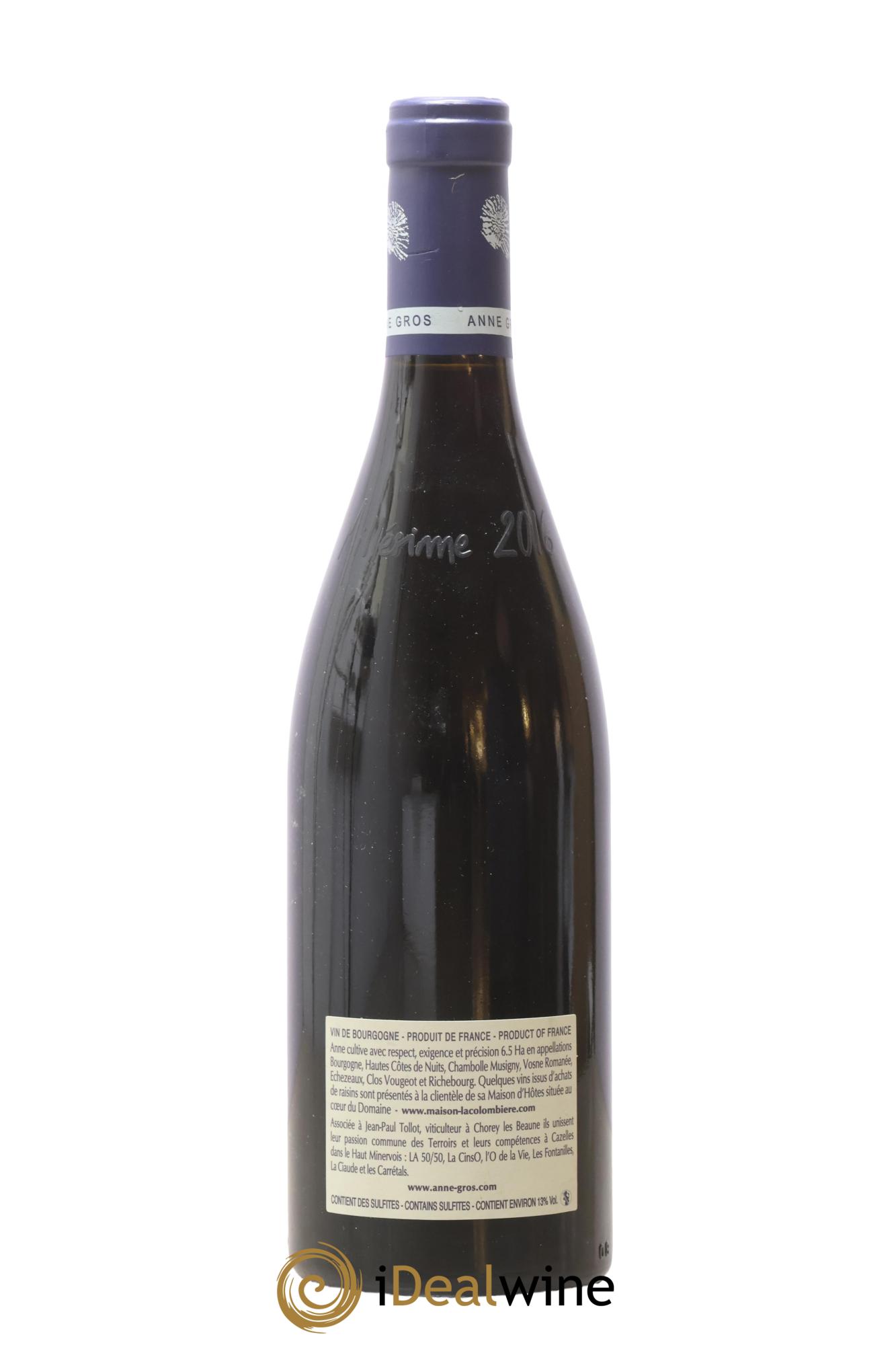 Clos de Vougeot Grand Cru Le Grand Maupertui Anne Gros 2016 - Posten von 1 Flasche - 1