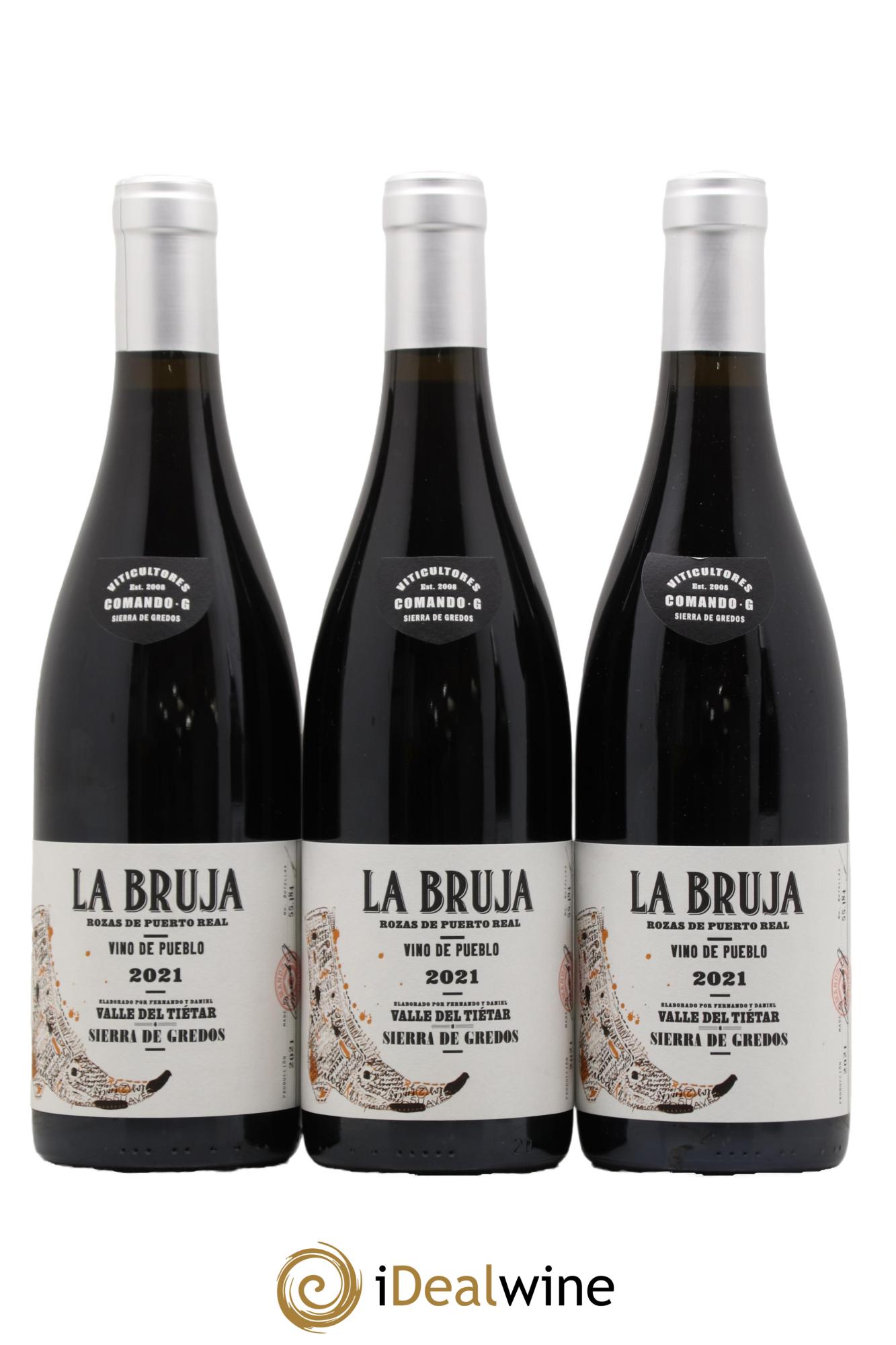 Vinos de Madrid DO Comando G La Bruja de Rozas 2021 - Lot de 3 bouteilles - 0