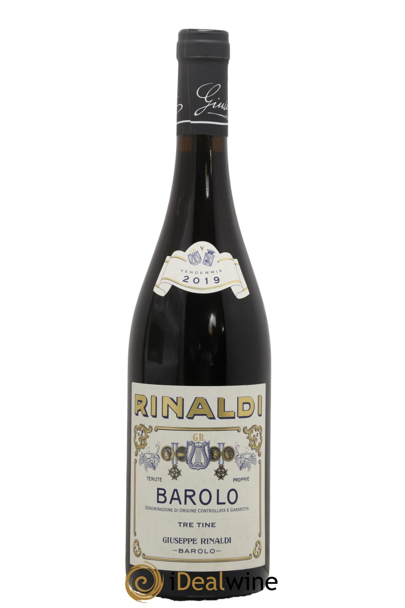 Barolo DOCG Tre Tine Giuseppe Rinaldi 2019 - Lot of 1 bottle - 0