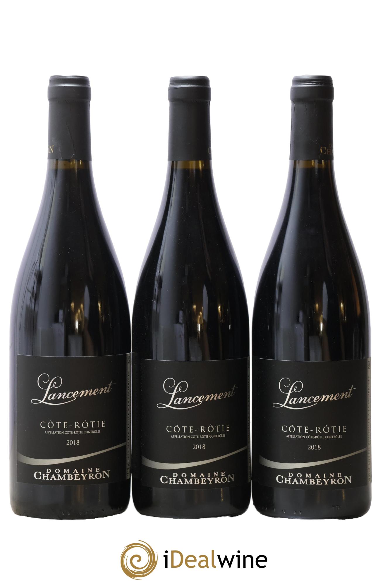 Côte-Rôtie Lancement Chambeyron Manin 2018 - Lot de 3 bouteilles - 0