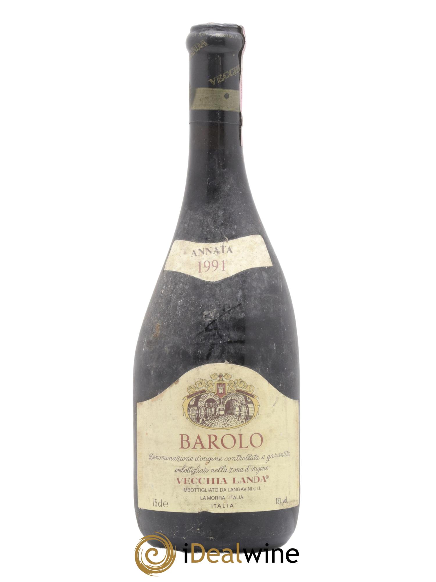 Barolo Vecchia Landa 1991 - Lot de 1 bouteille - 0
