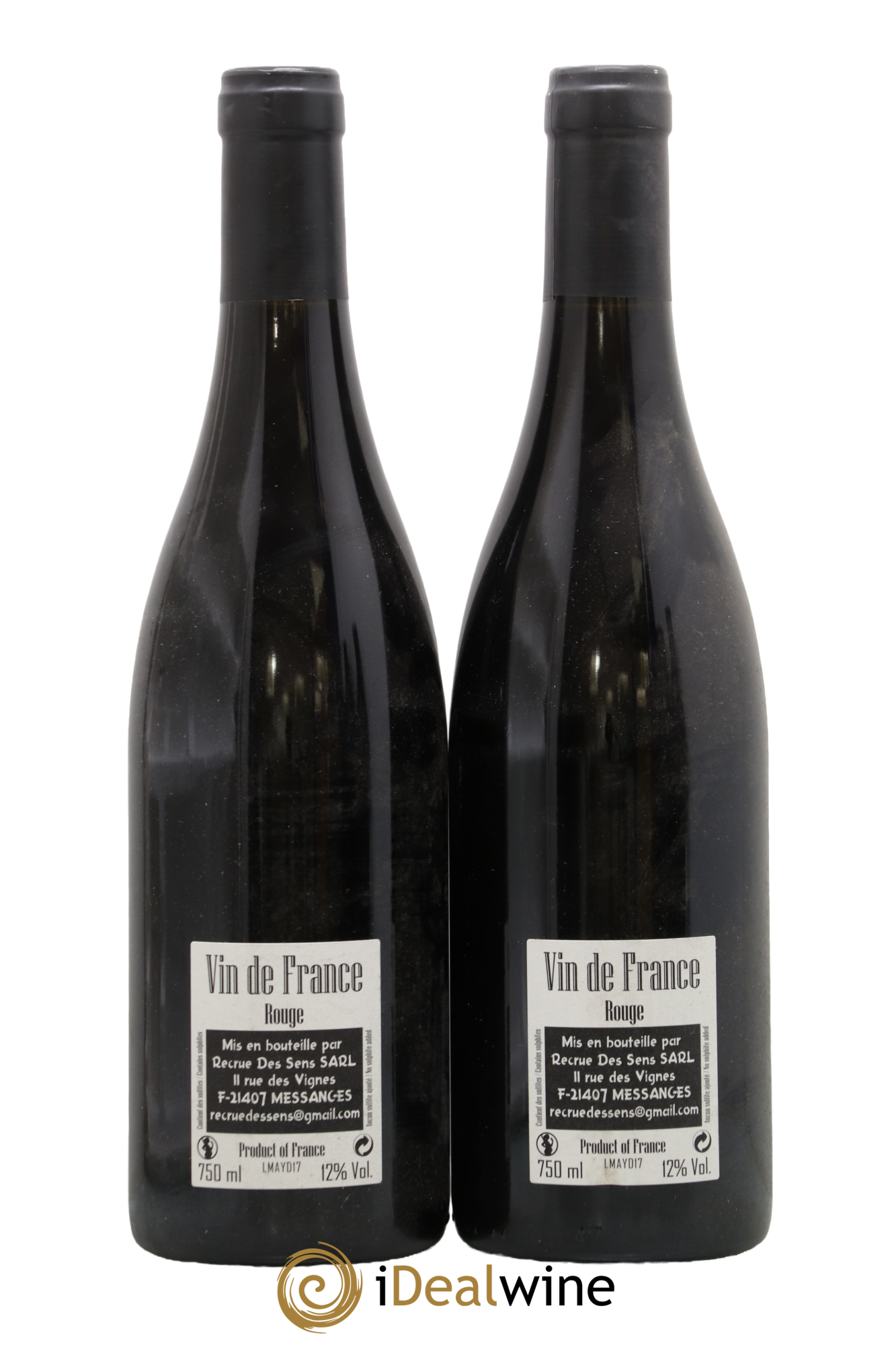 Vin de France Mars Attack Yann Durieux - Recrue des Sens 2017 - Lot de 2 bouteilles - 1