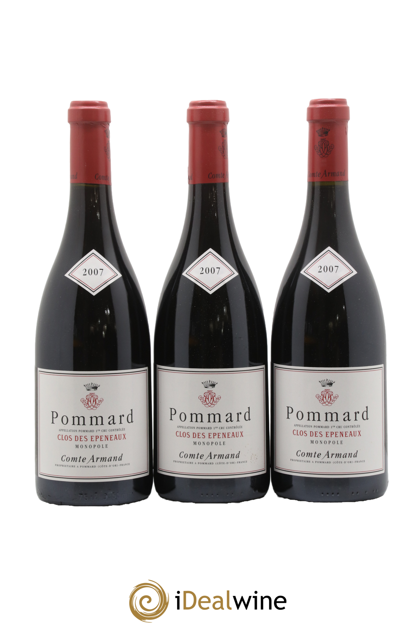 Pommard 1er Cru Clos des Epeneaux Comte Armand 2007 - Lot de 6 bouteilles - 1