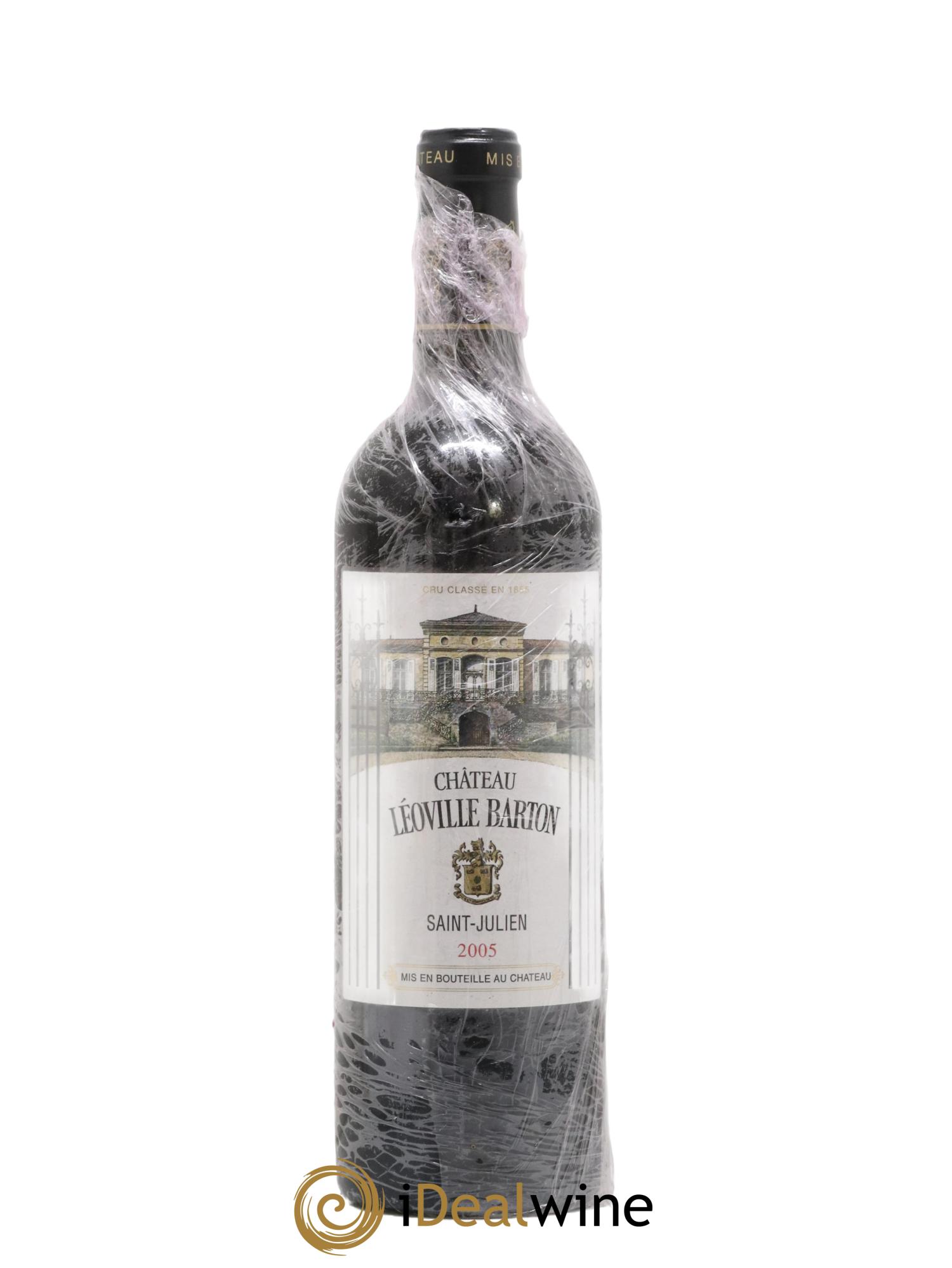 Château Léoville Barton 2ème Grand Cru Classé 2005 - Lot de 1 bouteille - 0
