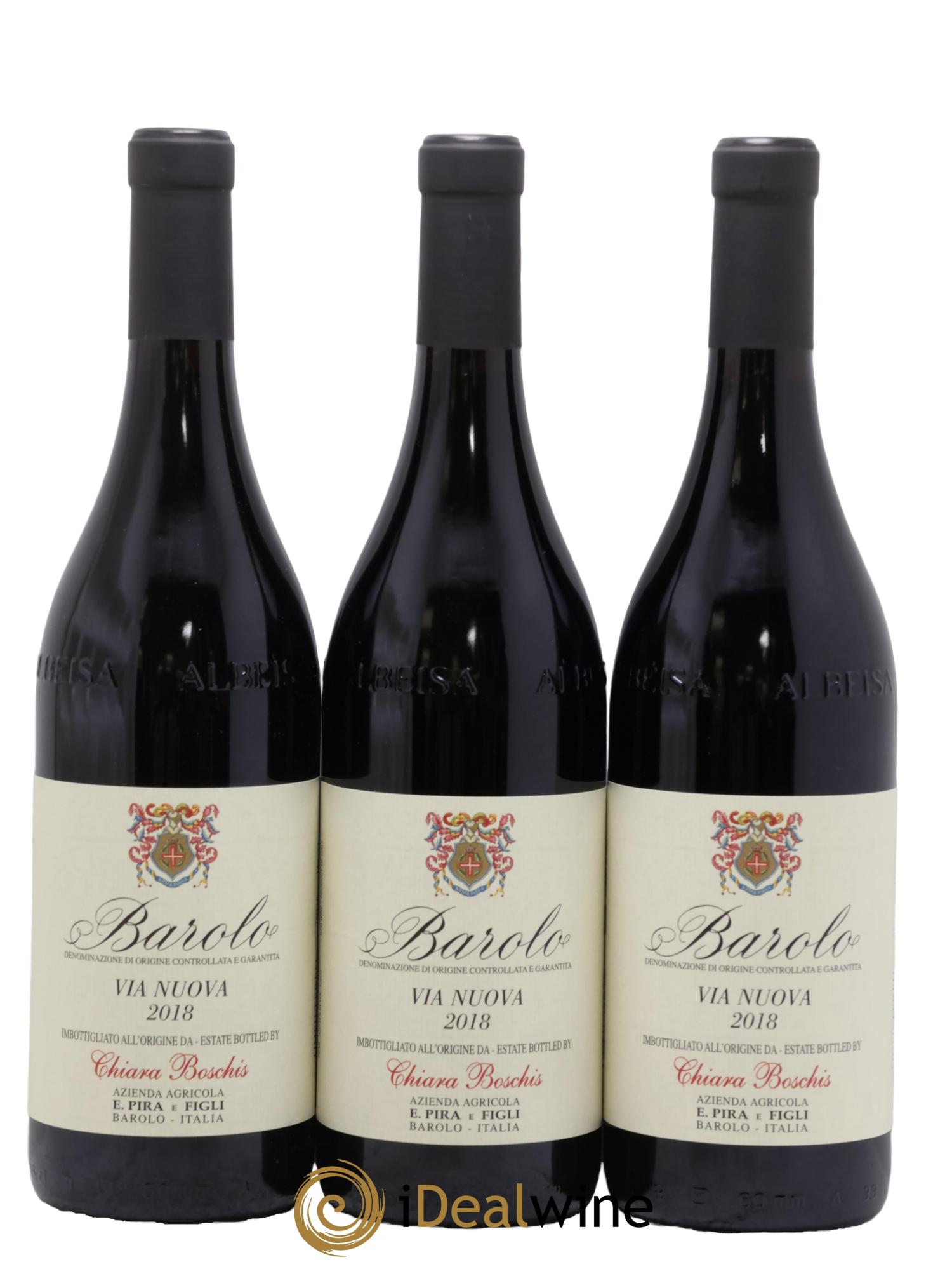 Barolo DOCG Via Nuova Pira & Figli Chiara Boschis 2018 - Posten von 3 Flaschen - 0