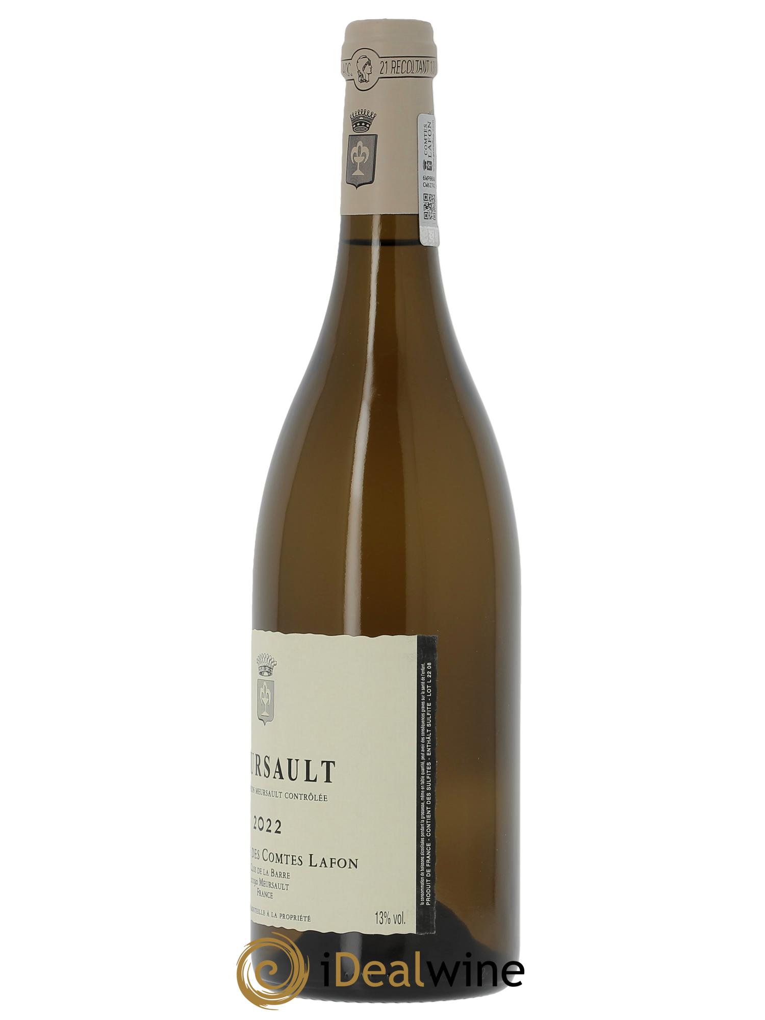 Meursault Comtes Lafon (Domaine des) 2022 - Lotto di 1 bottiglia - 1