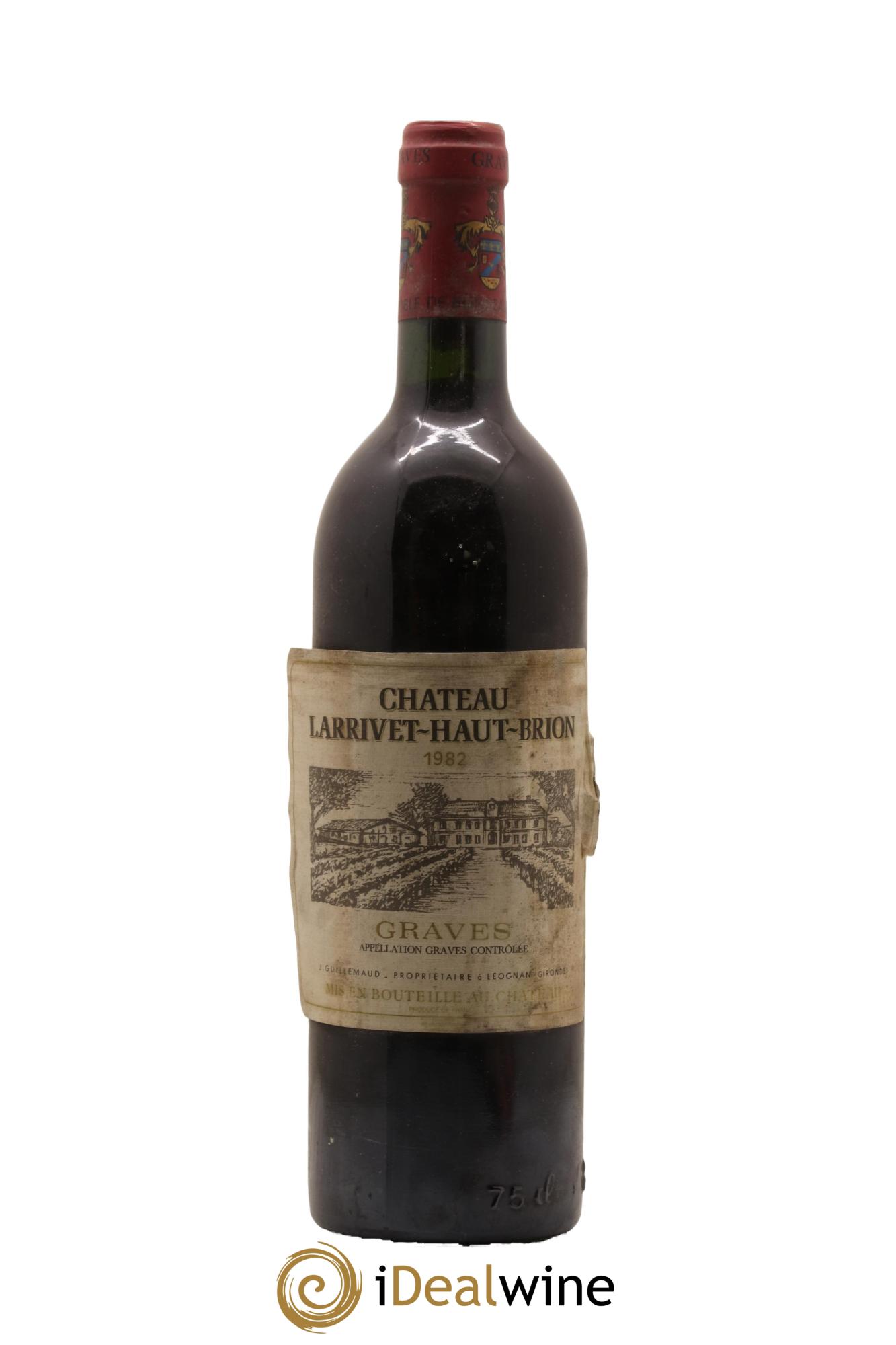 Château Larrivet Haut-Brion 1982 - Lot de 1 bouteille - 0