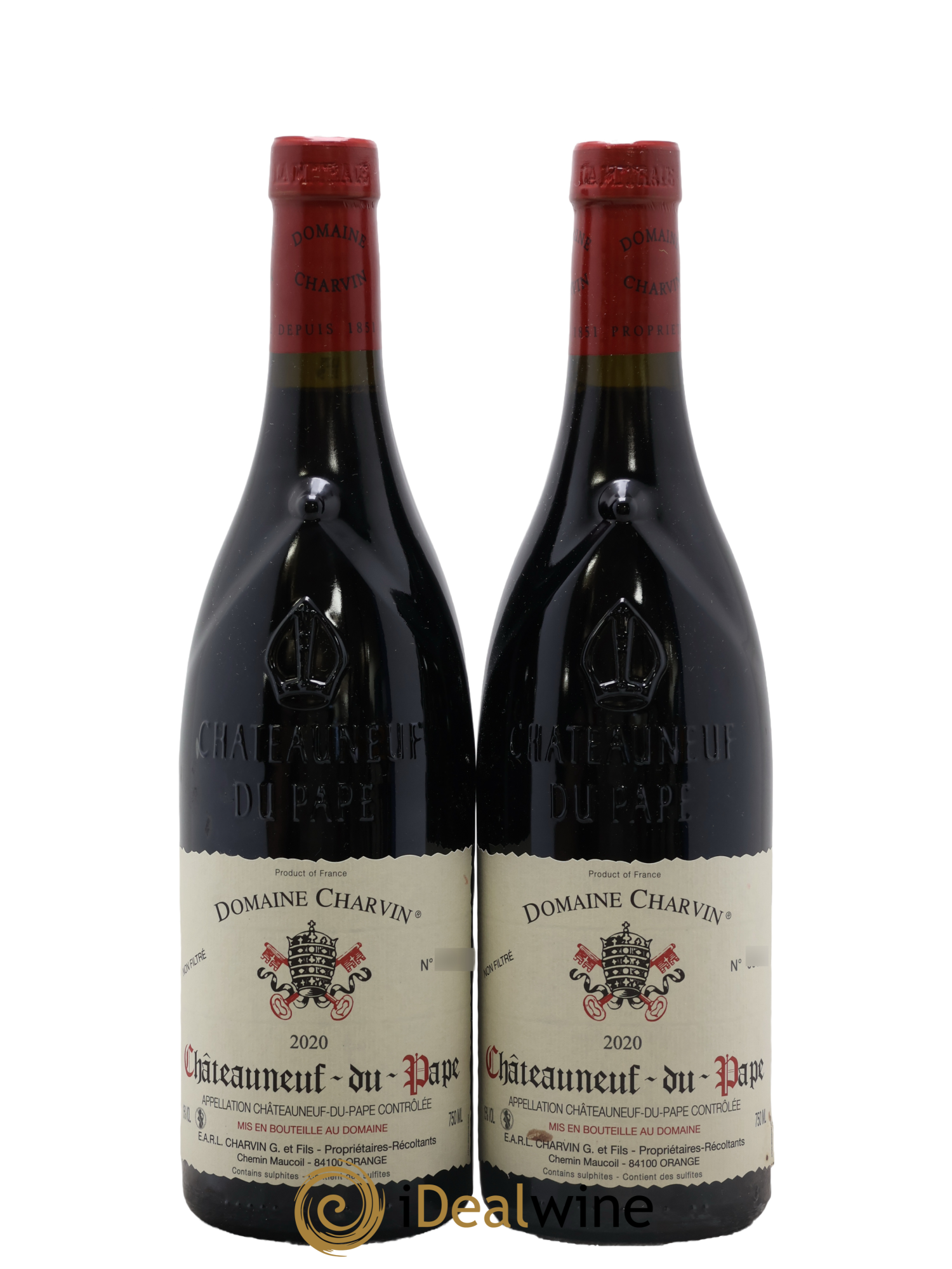 Châteauneuf-du-Pape Charvin (Domaine) 2020 - Lot de 2 bouteilles - 0