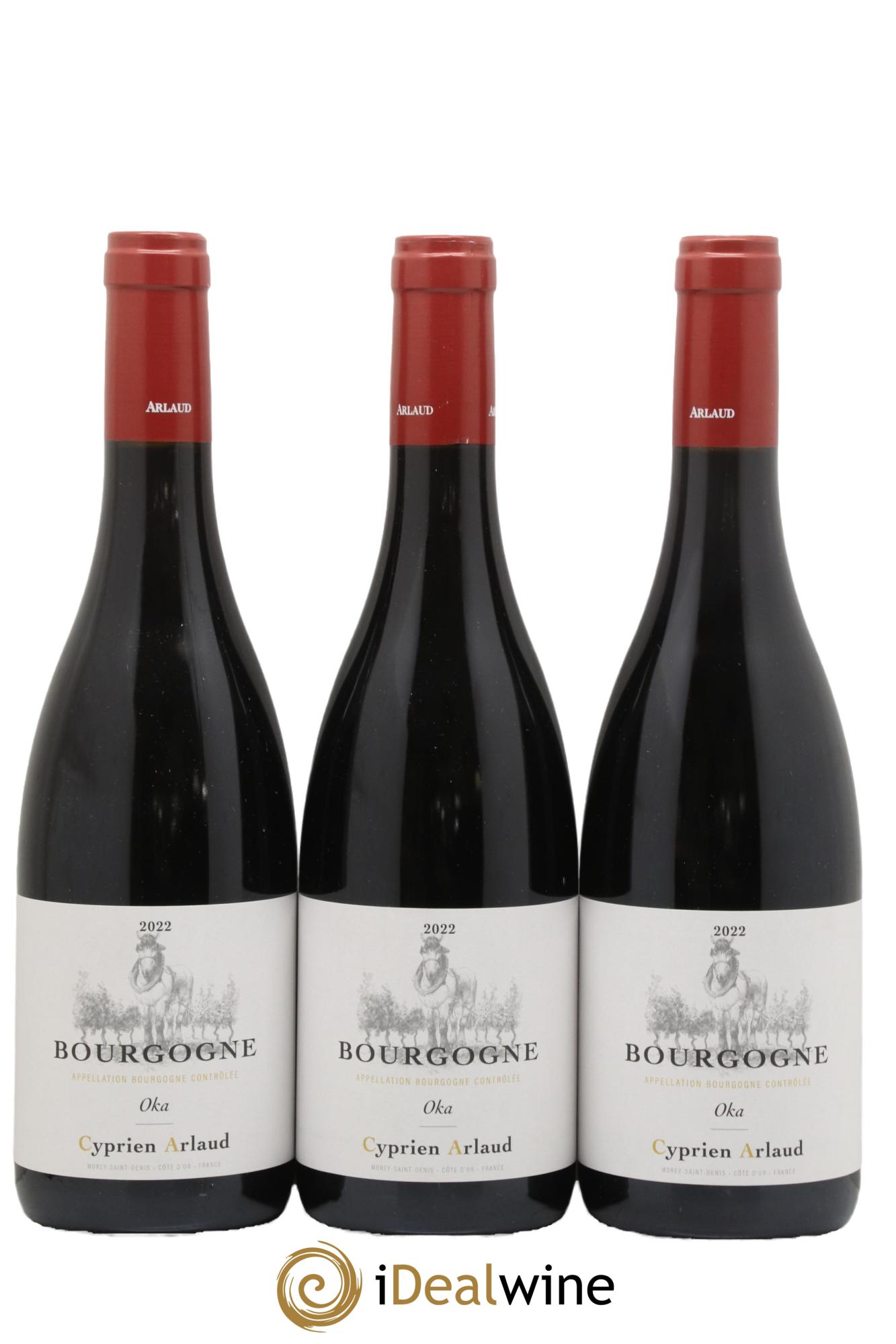 Bourgogne Oka Cyprien Arlaud (anciennement A & Arlaud) 2022 - Lotto di 3 bottiglie - 0