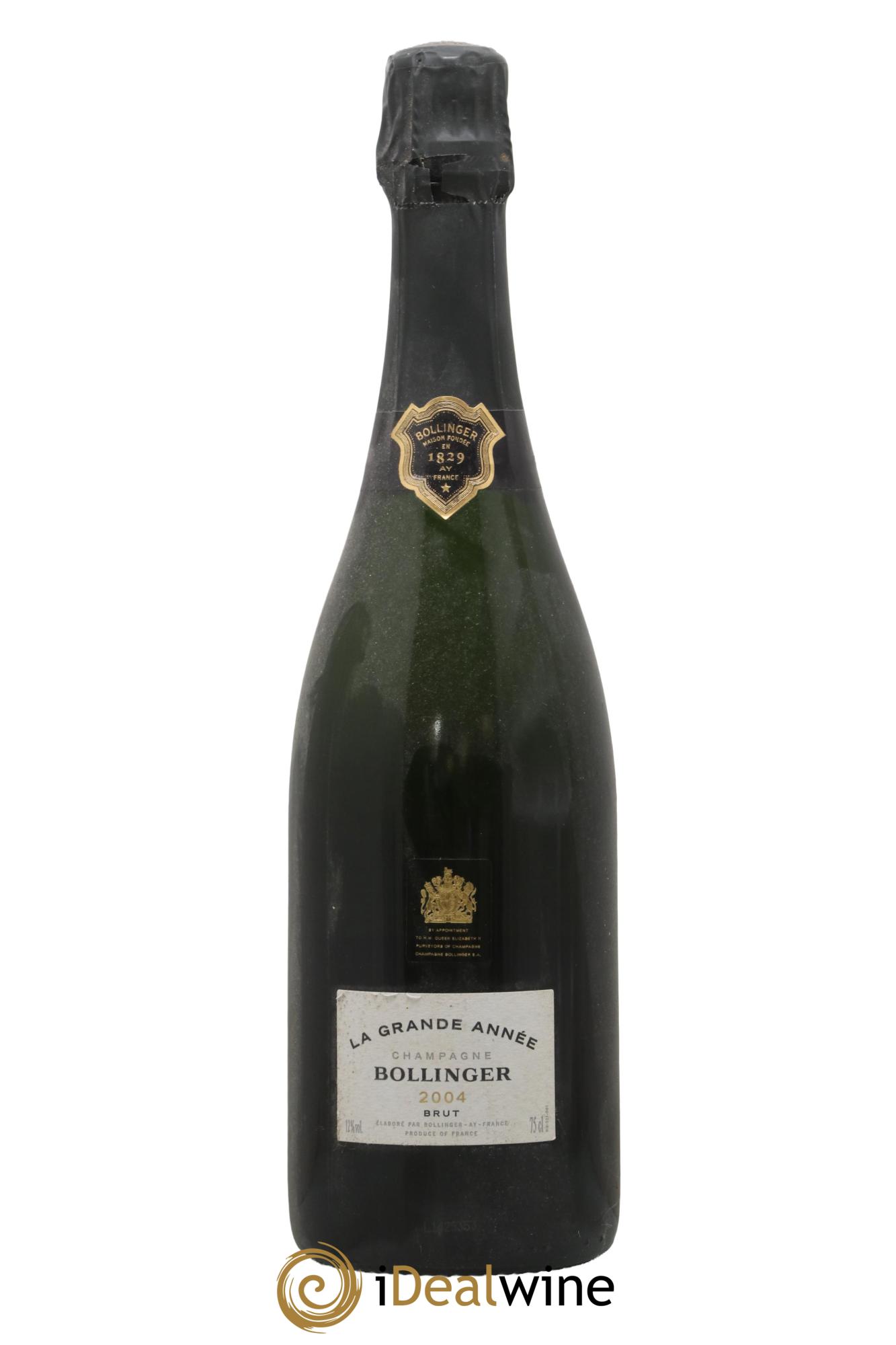 Grande Année Brut Bollinger 2004 - Lot de 1 bouteille - 0