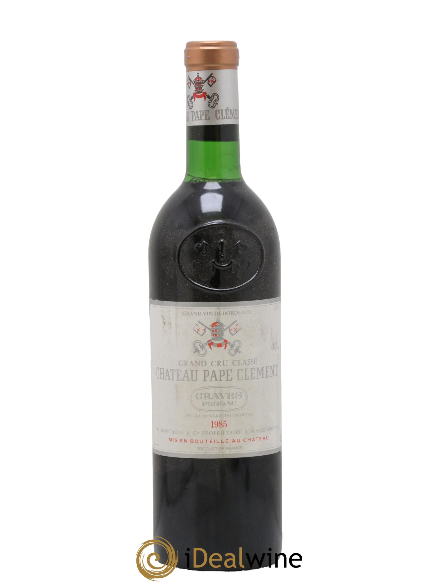 Château Pape Clément Cru Classé de Graves 1985 - Posten von 1 Flasche - 0